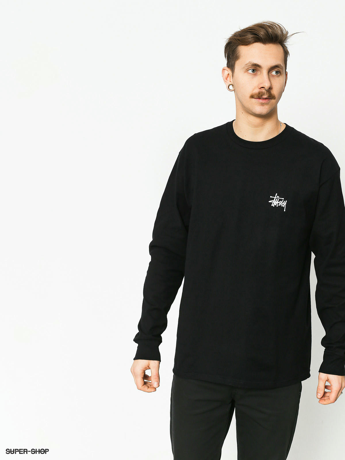 Stussy Basic Longsleeve (black)