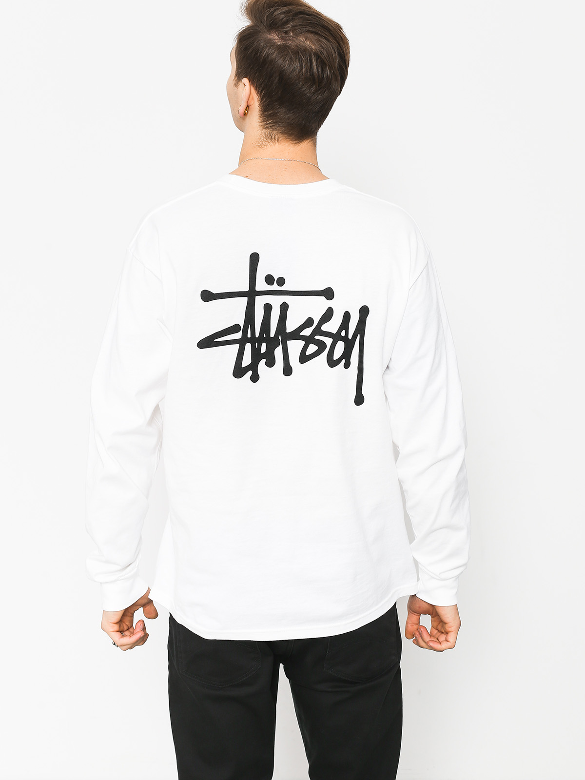 Stussy Basic Longsleeve (white)