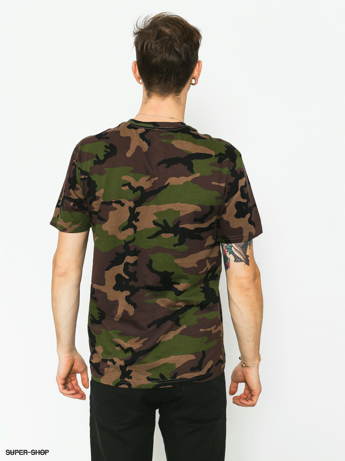 Vans camo deals shirt