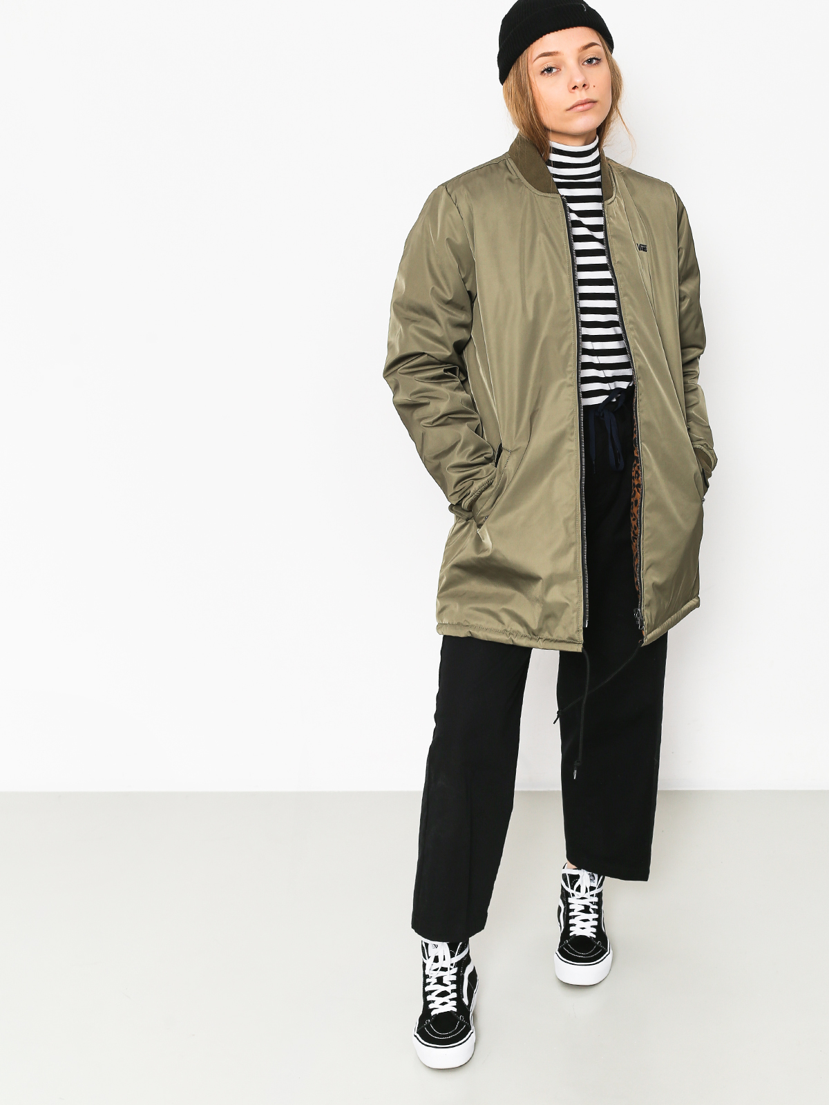 Vans Boom Boom Rev Long Jacket Wmn (dusty olive)