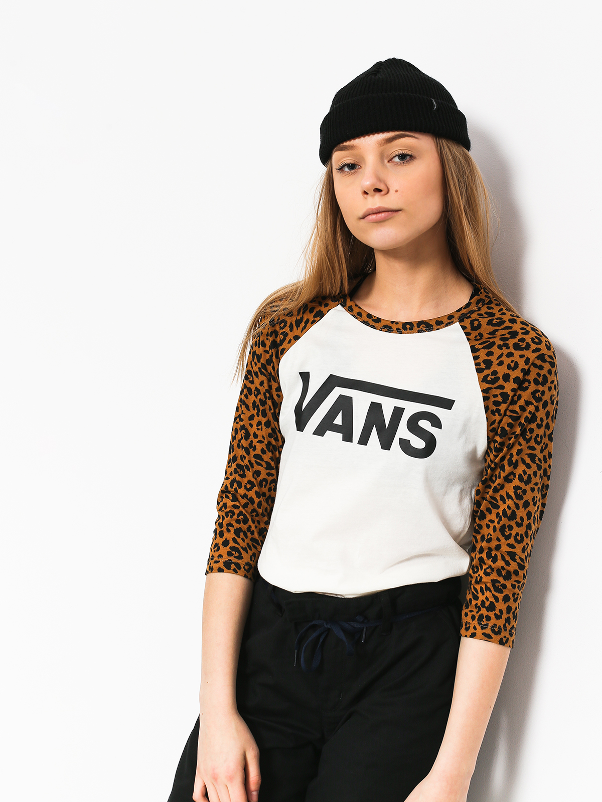 womens vans leopard shirt