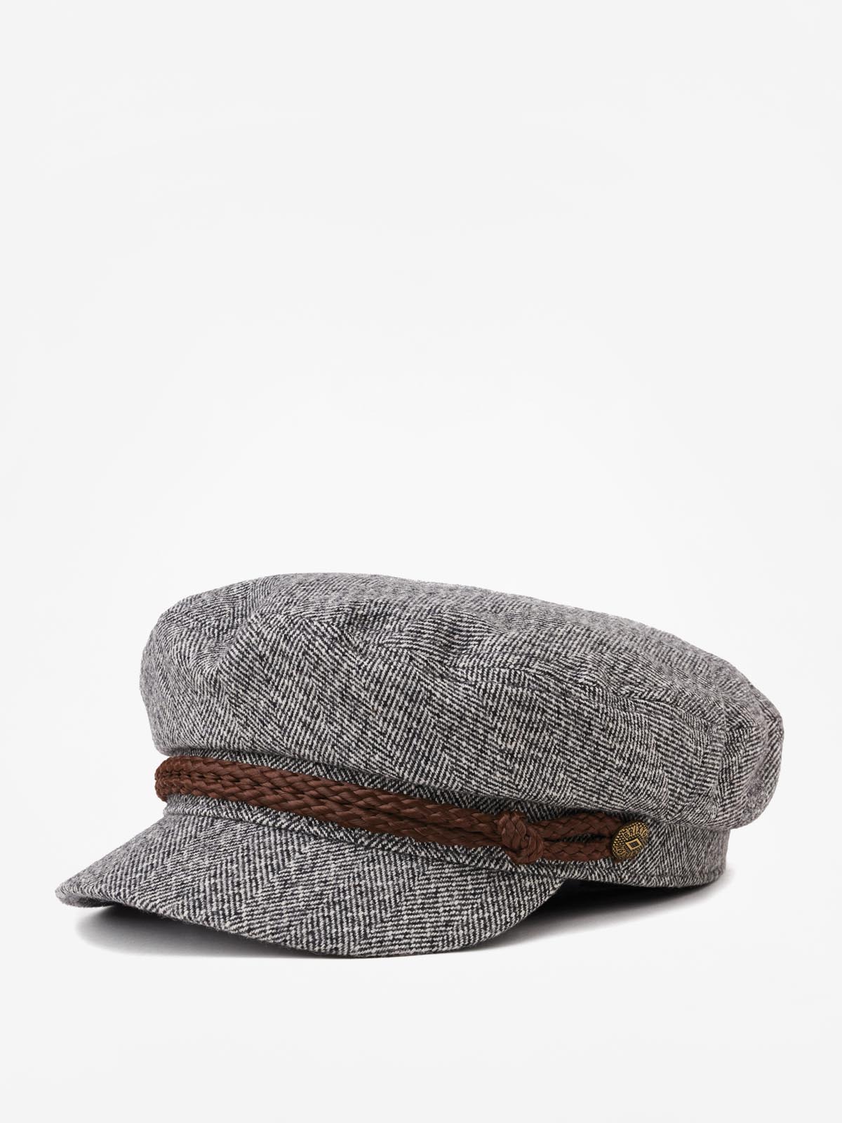 Brixton Bosmanka Fiddler Cap Flat cap (heather grey/cream)