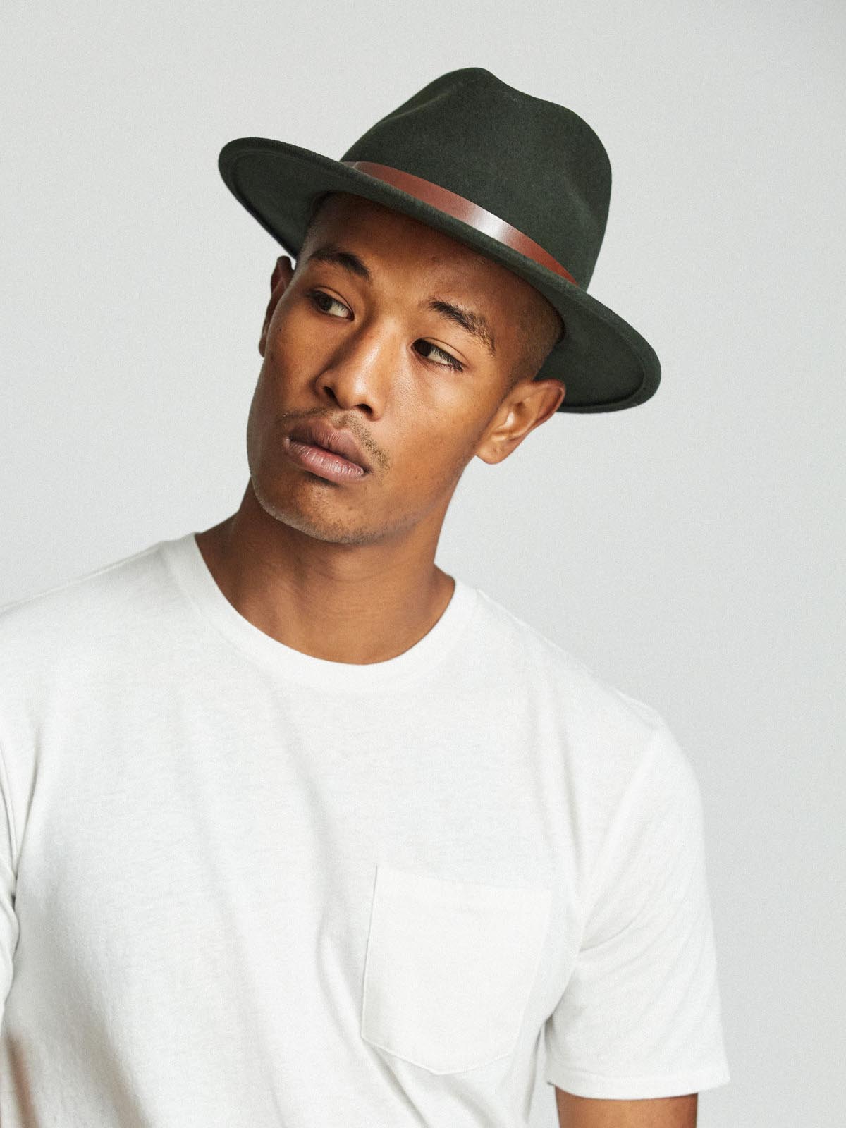 Brixton Messer Fedora Hat (hunter)