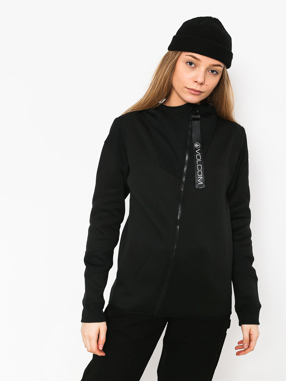 Volcom Walk On By Tech Sweatshirt Wmn (blk)