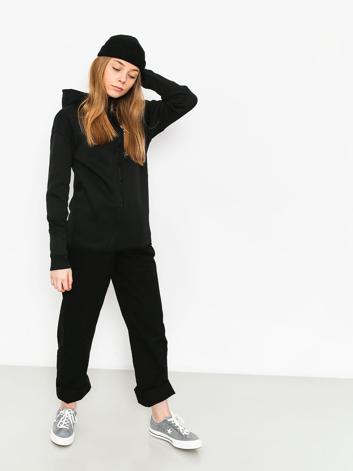 Volcom Walk On By Tech Sweatshirt Wmn (blk)