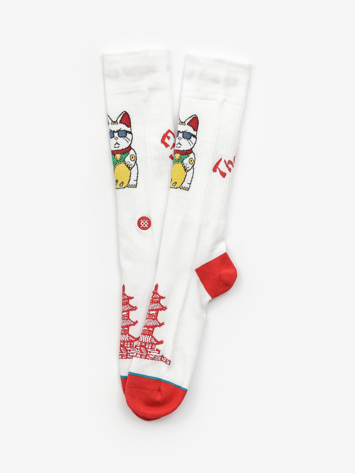 Stance Thank You Enjoy Socken (white)