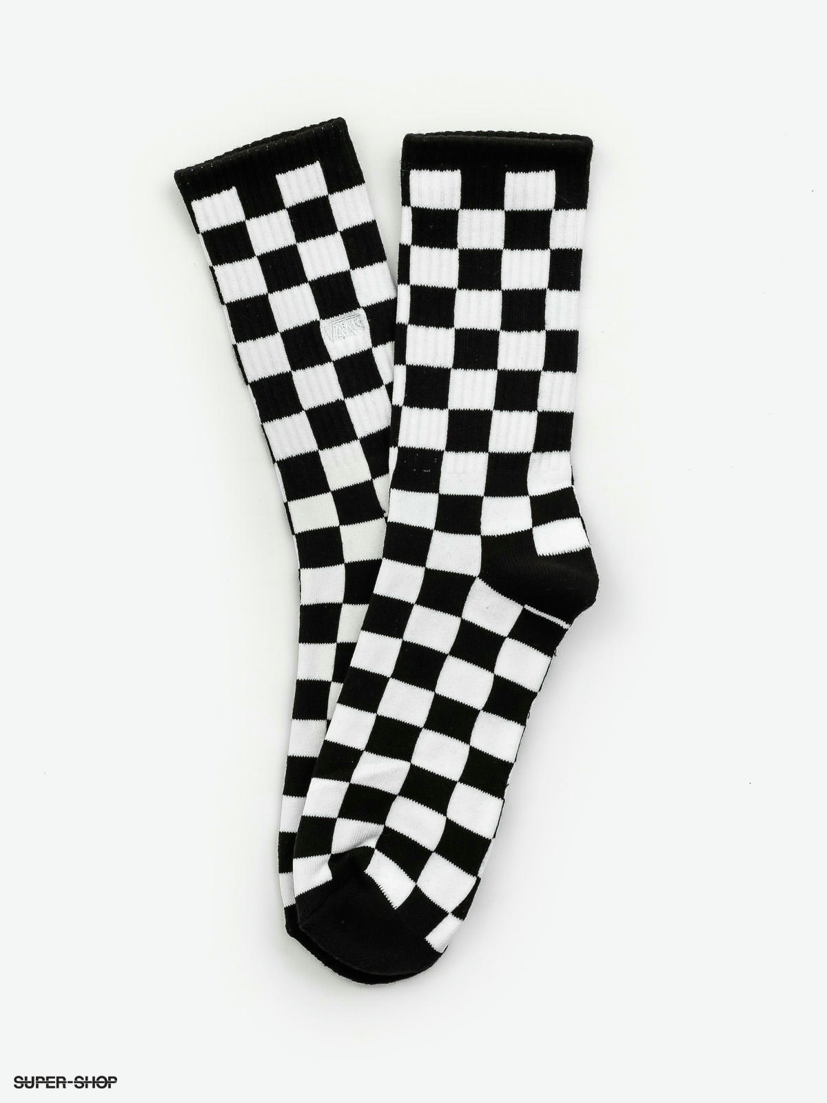 black and white checkered vans socks