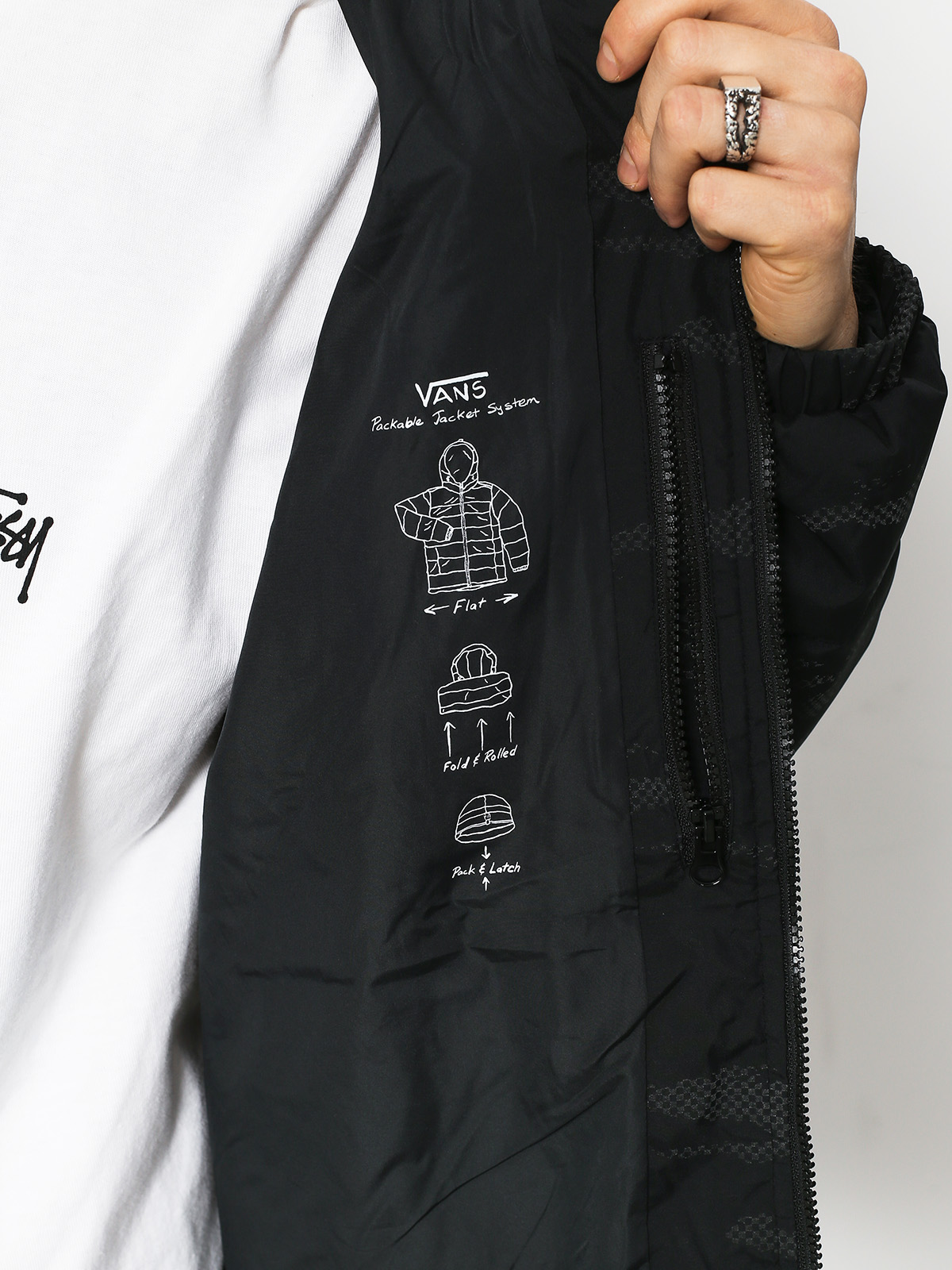 Vans Woodcrest Mte Jacket (black reflective)