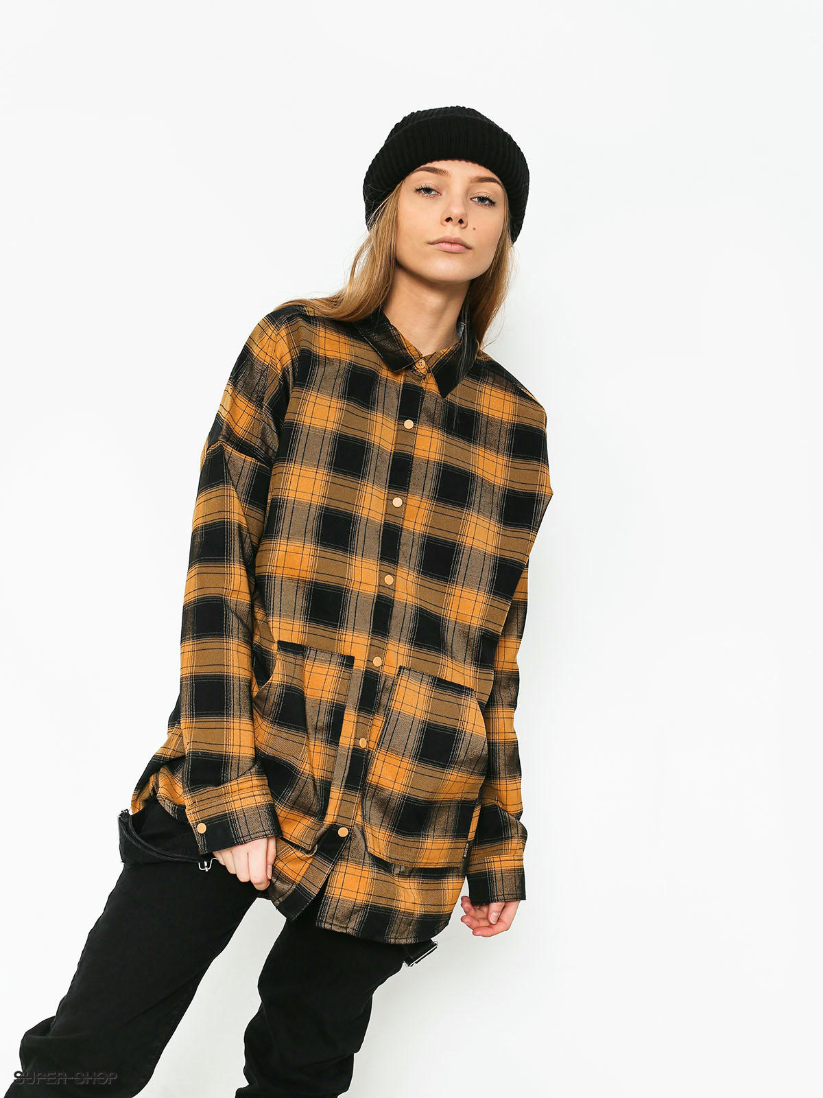 Burton Teyla Flannel Shirt Wmn (camel muirwds pld)