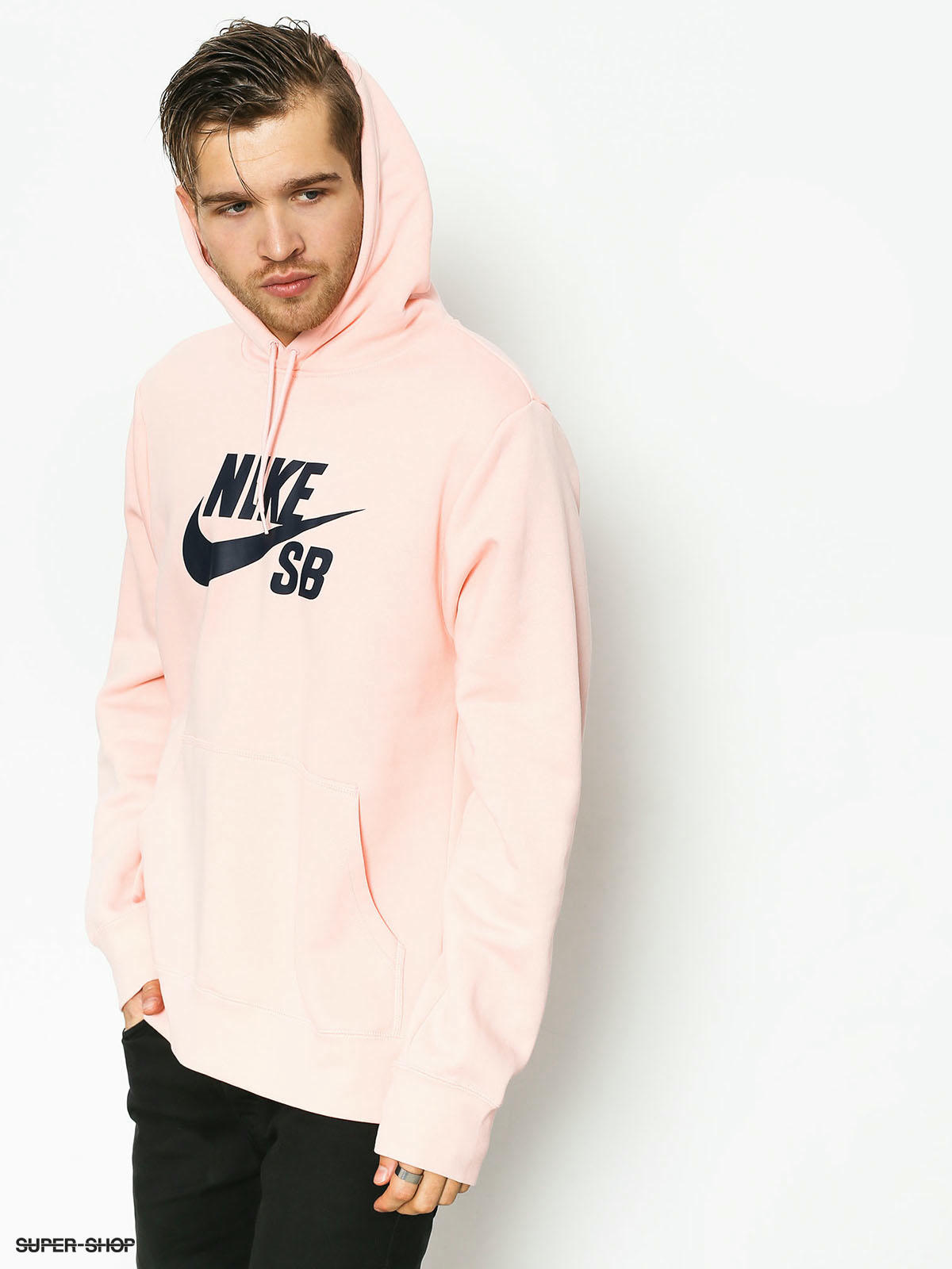 nike sb icon hoodie pink