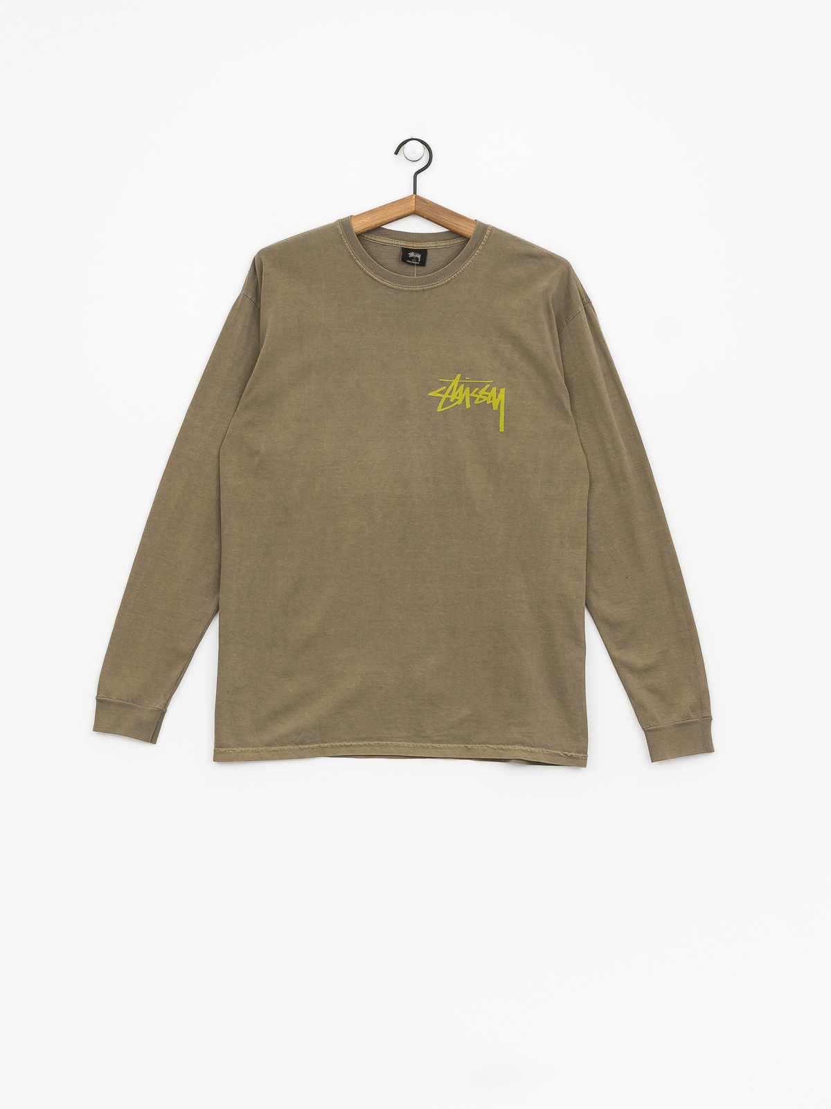 Stussy Stock Pig Dyed Longsleeve (army)