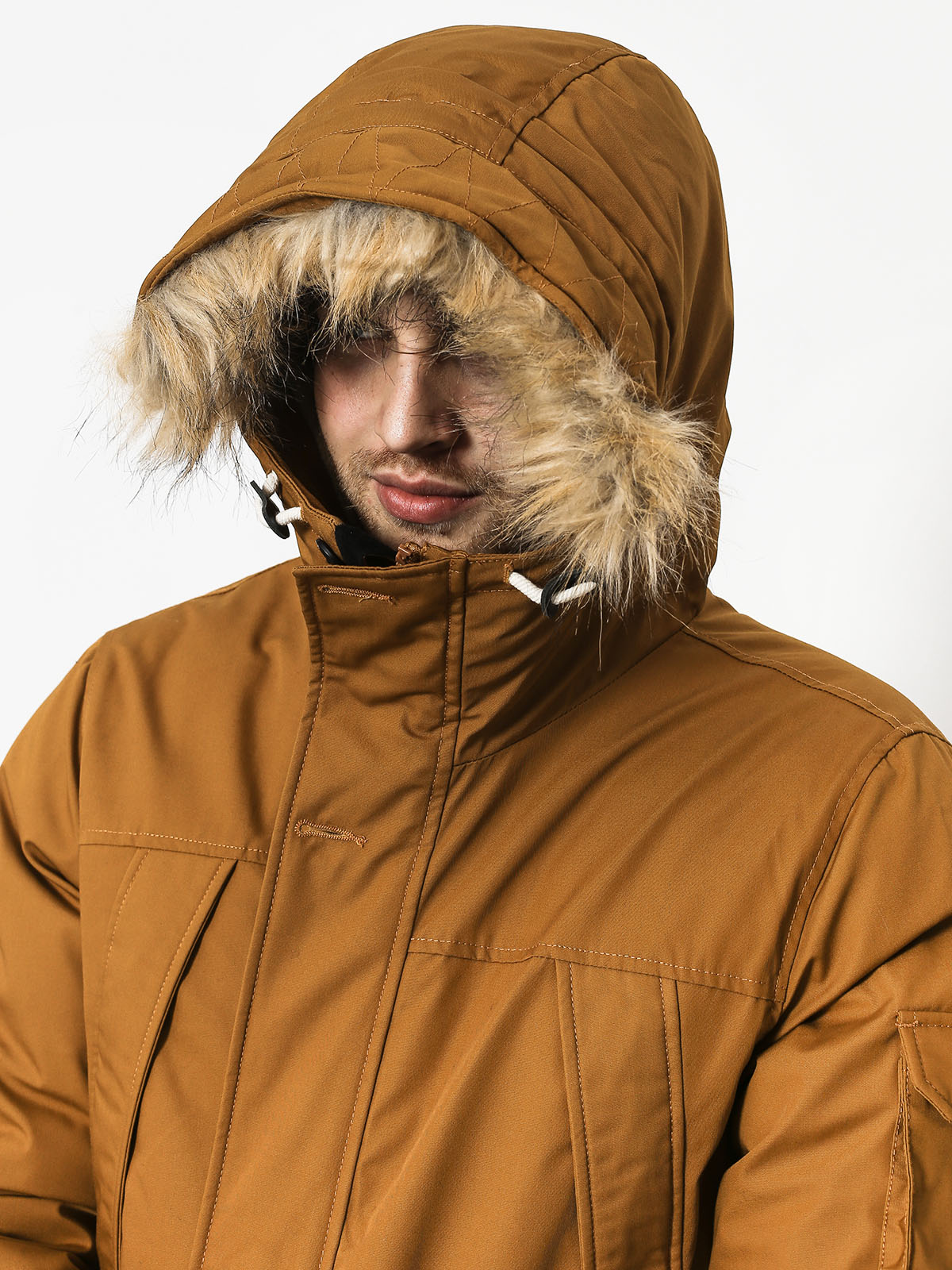 Element Explorer Down Parka Jacket (gold brown)
