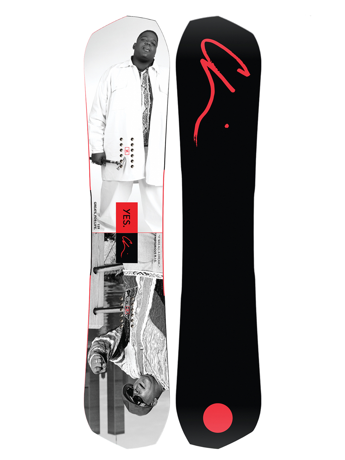 Mens Yes Snowboard Greats Chi (notorious b i g/black)