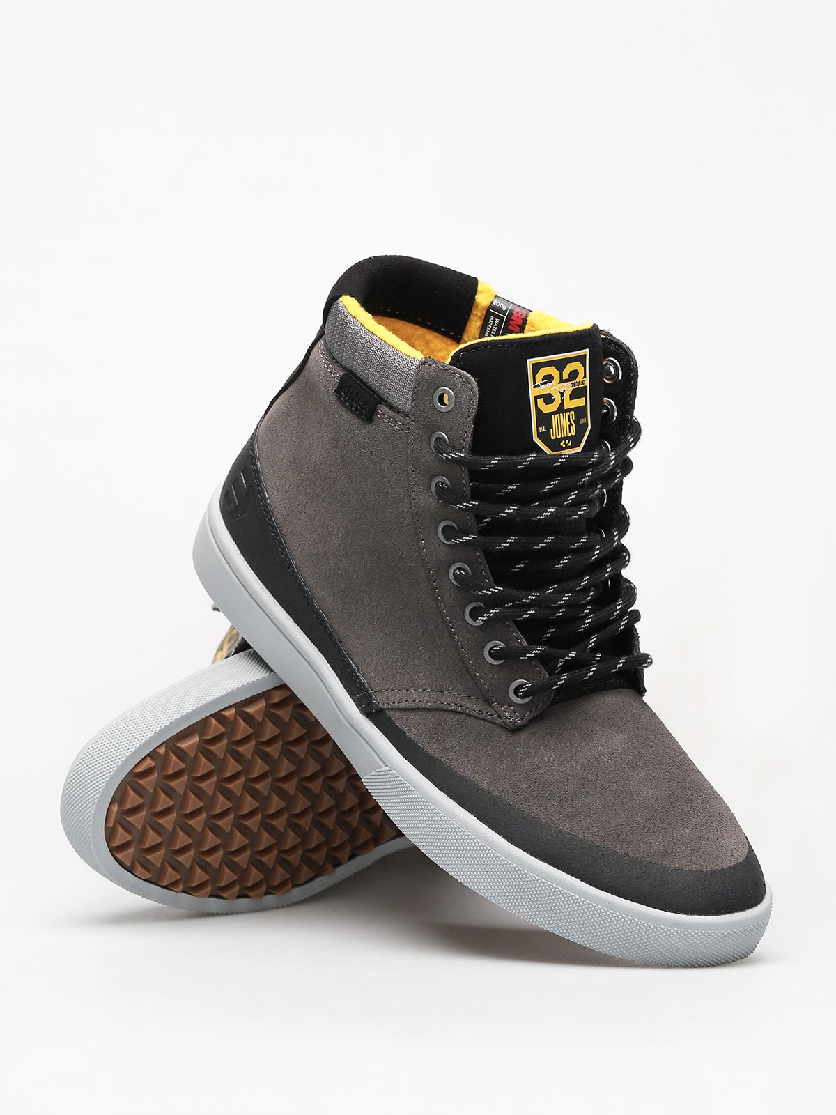Etnies Jameson Htw X 32 Shoes (grey/black/yellow)