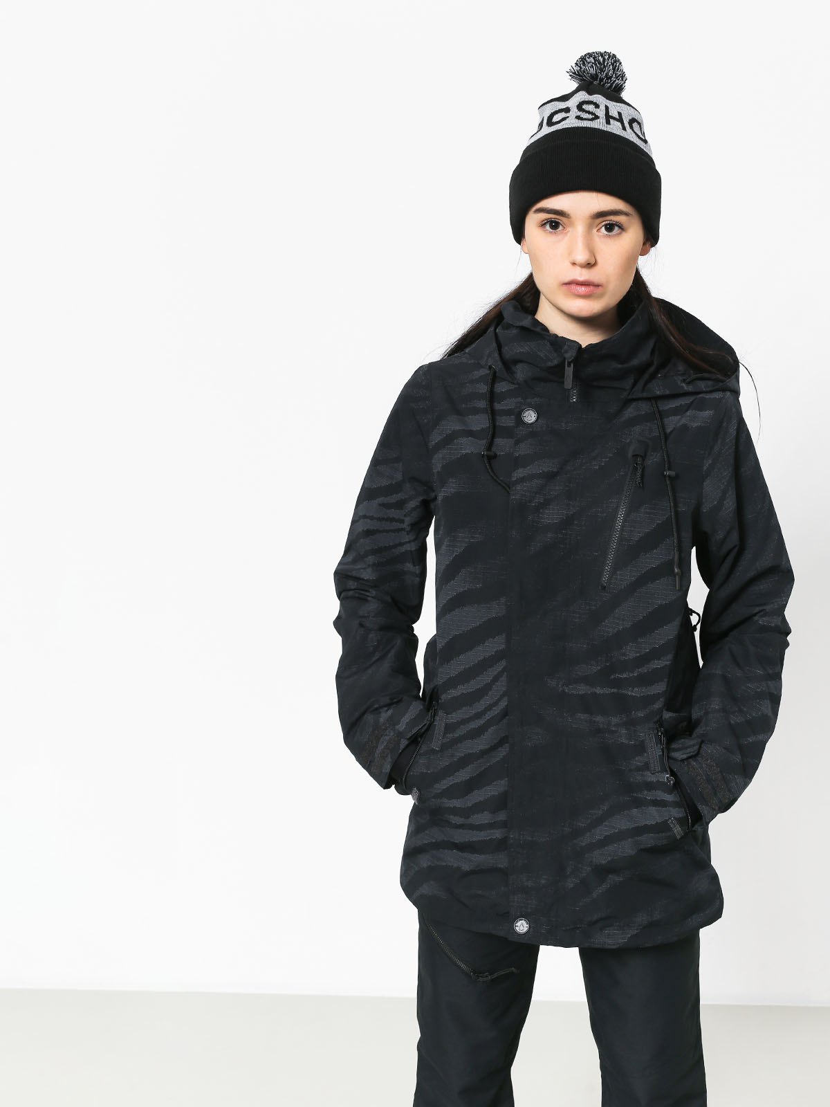 Womens Volcom Kuma Snowboard jacket (bkb)