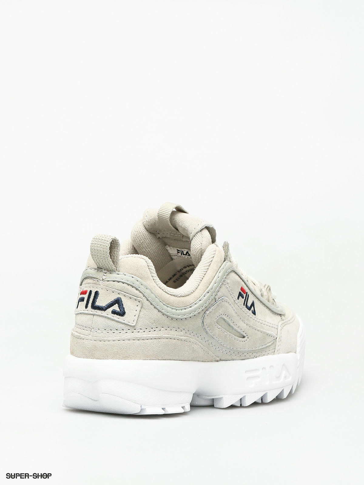 fila disruptor s low wmn gray violet