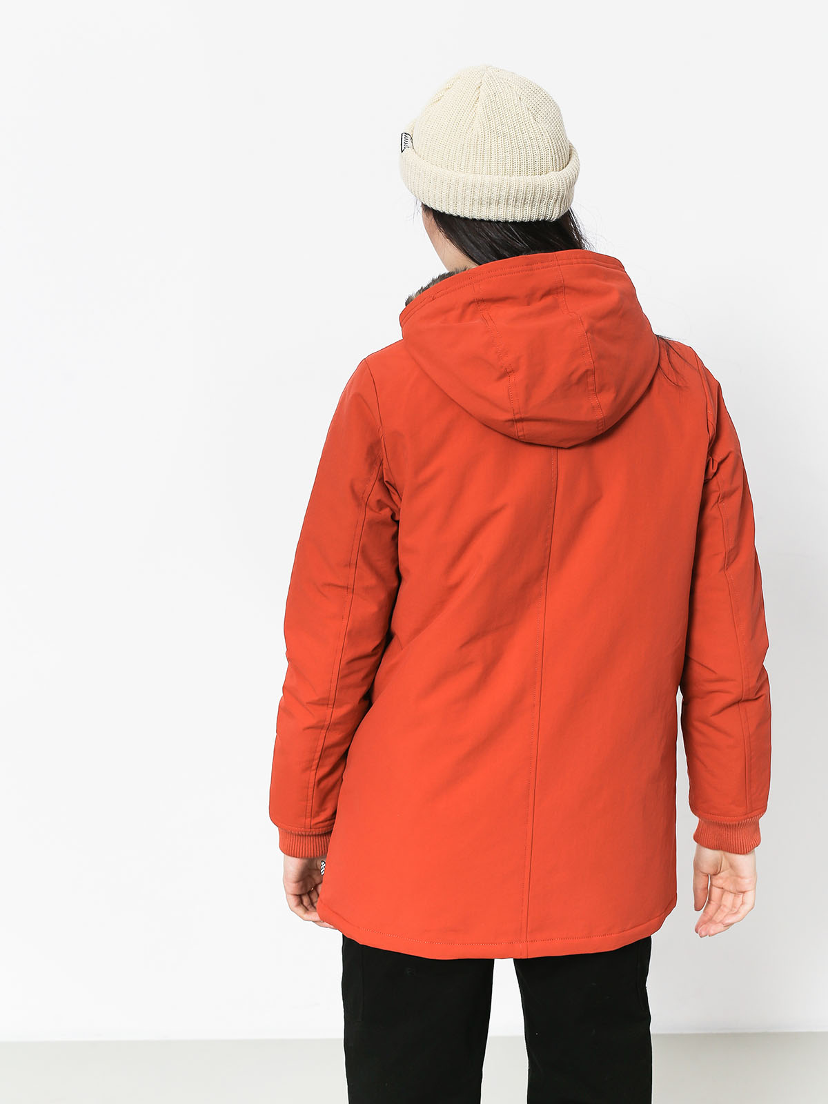 vans jacket Orange