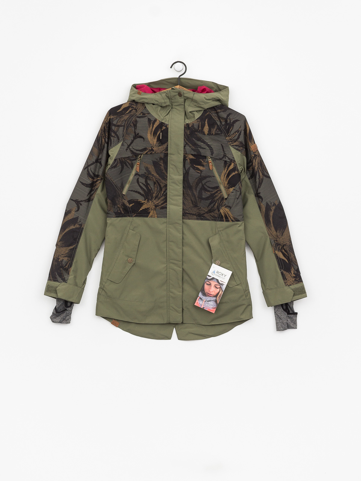 Womens Roxy Tribe Snowboard jacket (swell flowers)