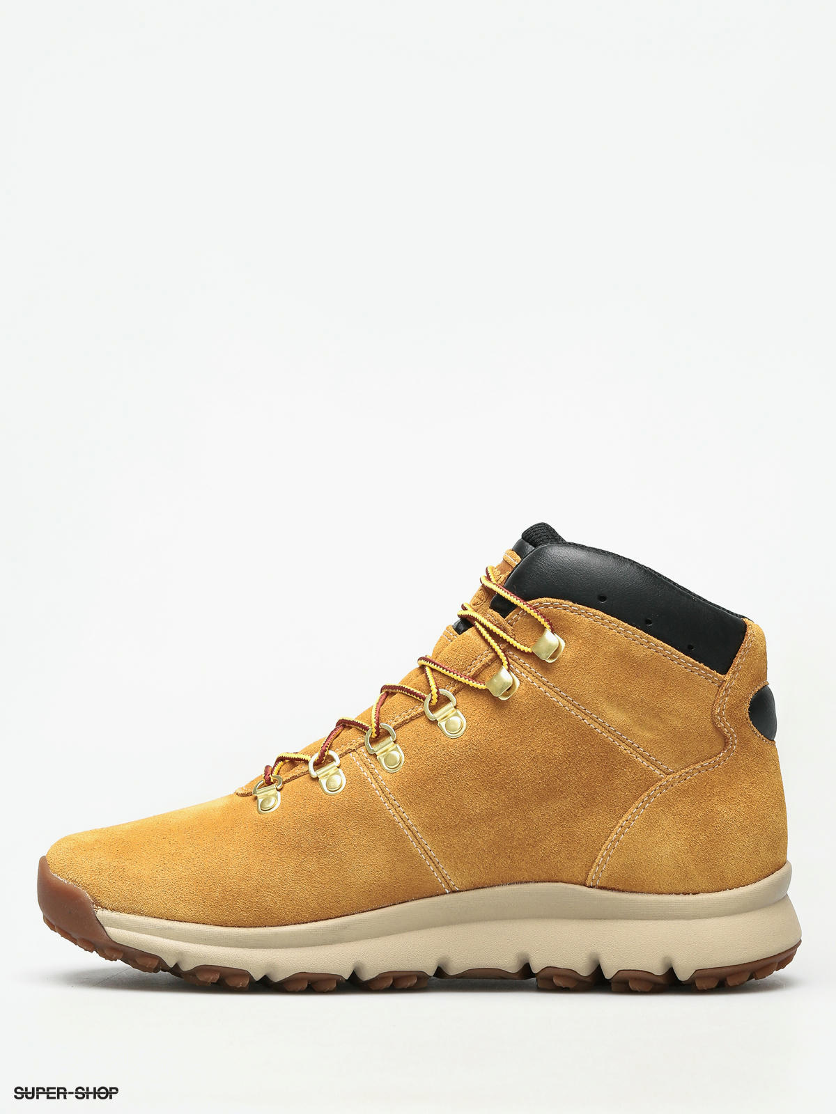 timberland world hiker mid boots in wheat