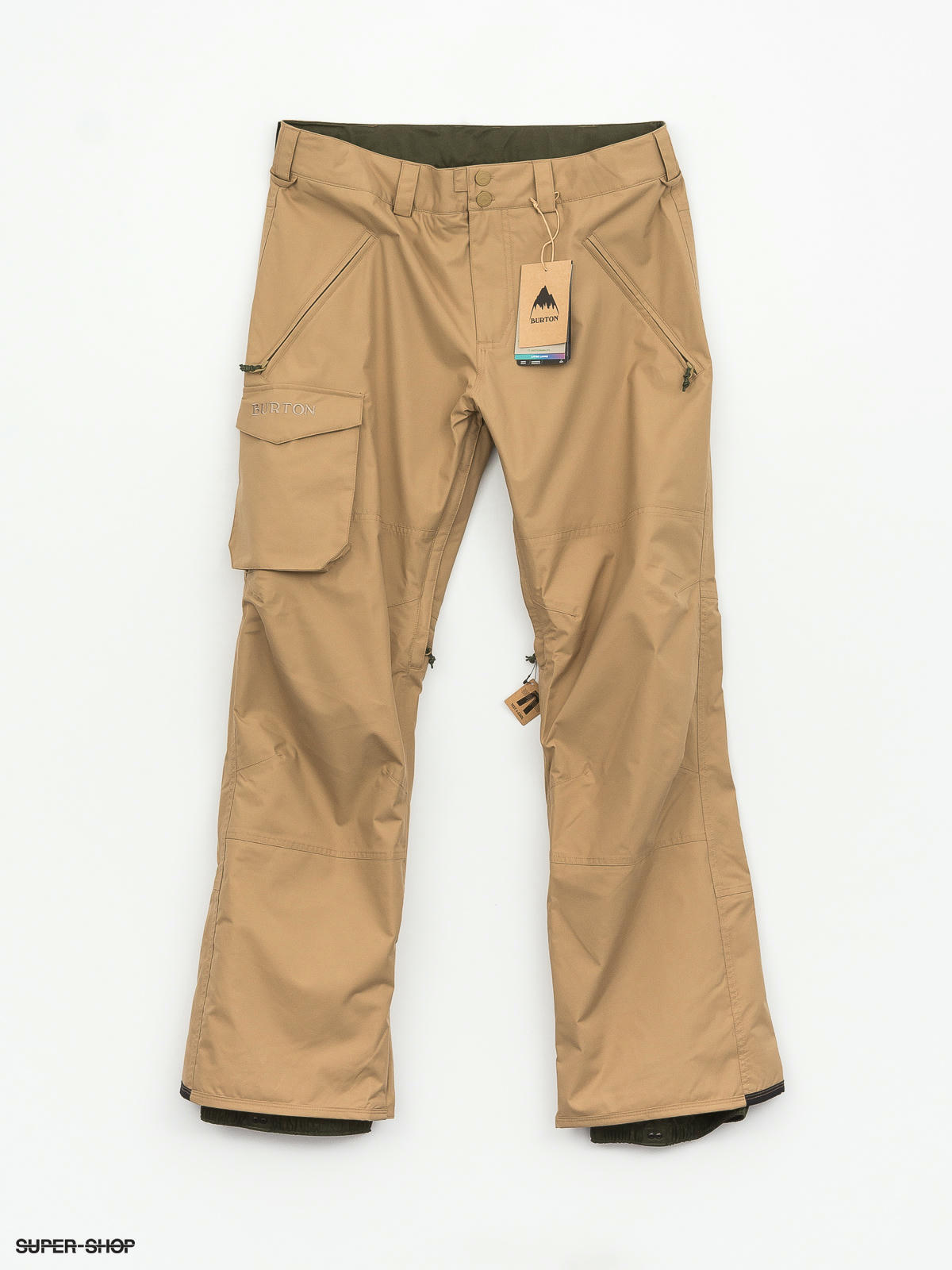 burton tan snowboard pants