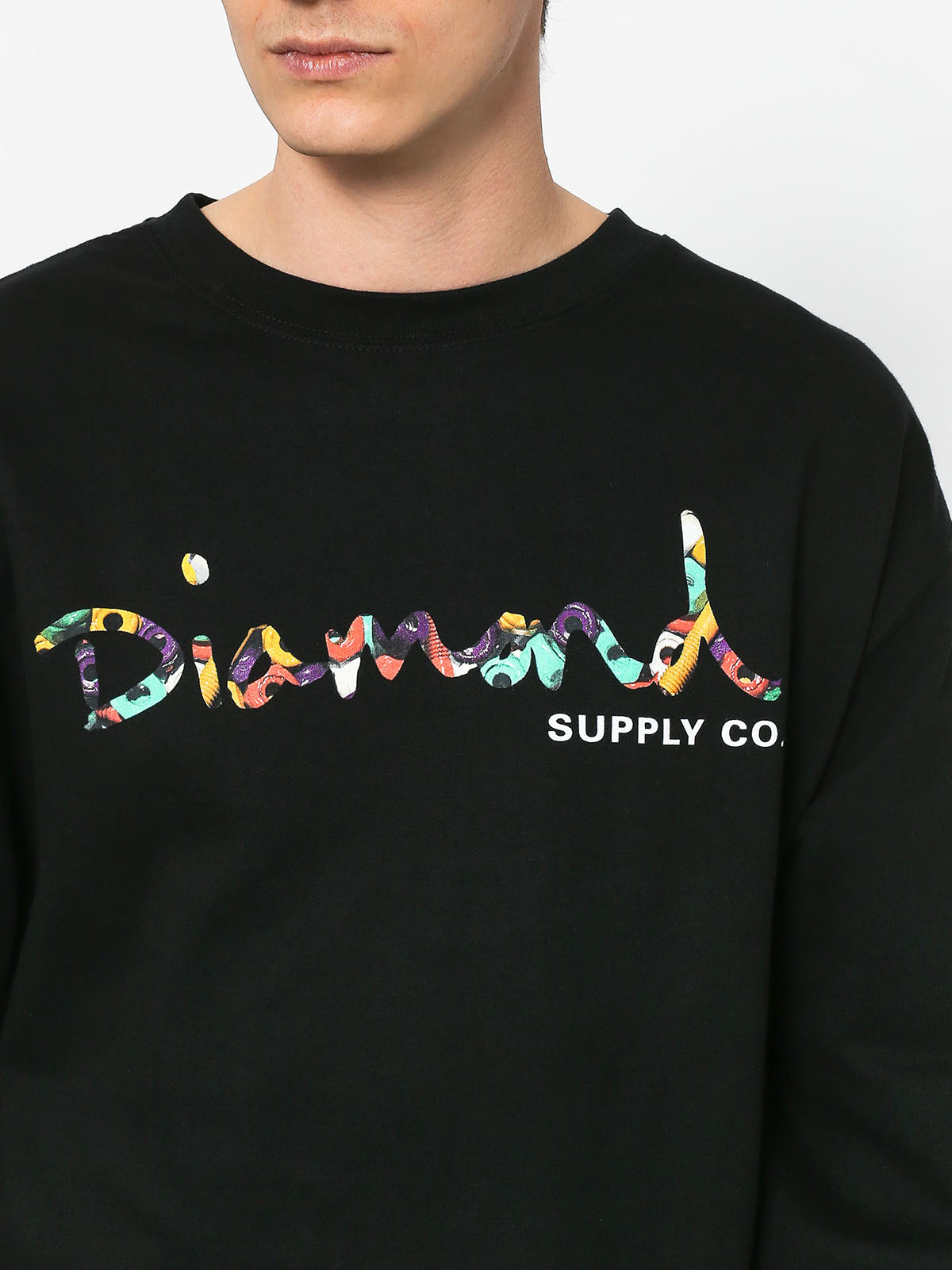 Diamond Supply Og Script Fasten Sweatshirt black (black)