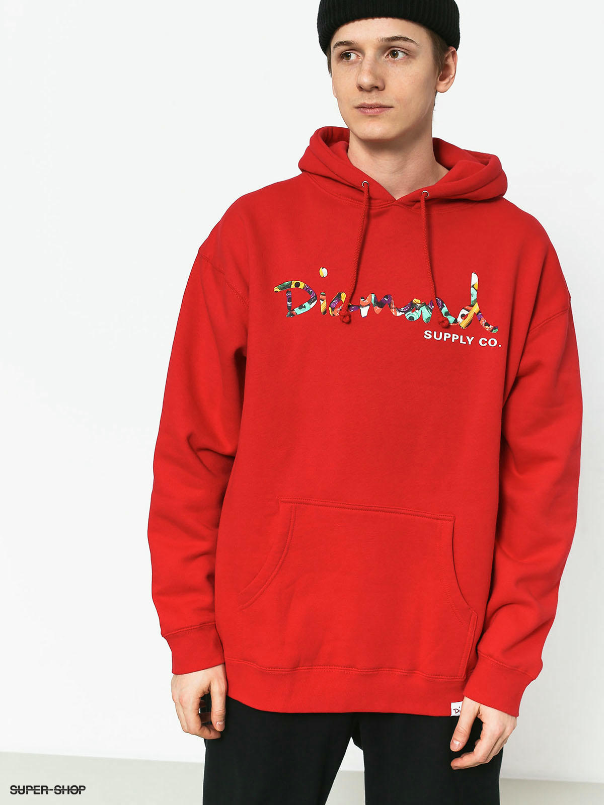 Red diamond shop supply hoodie