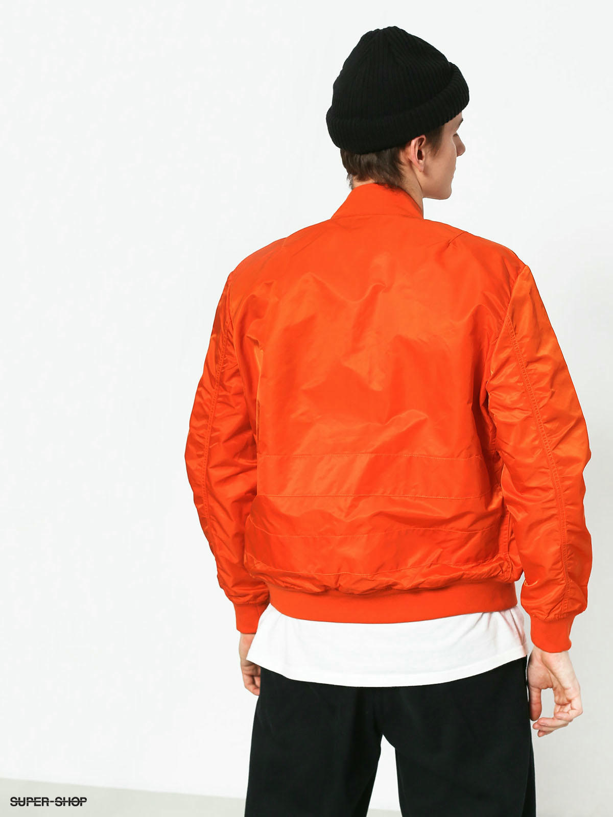 orange adidas bomber jacket