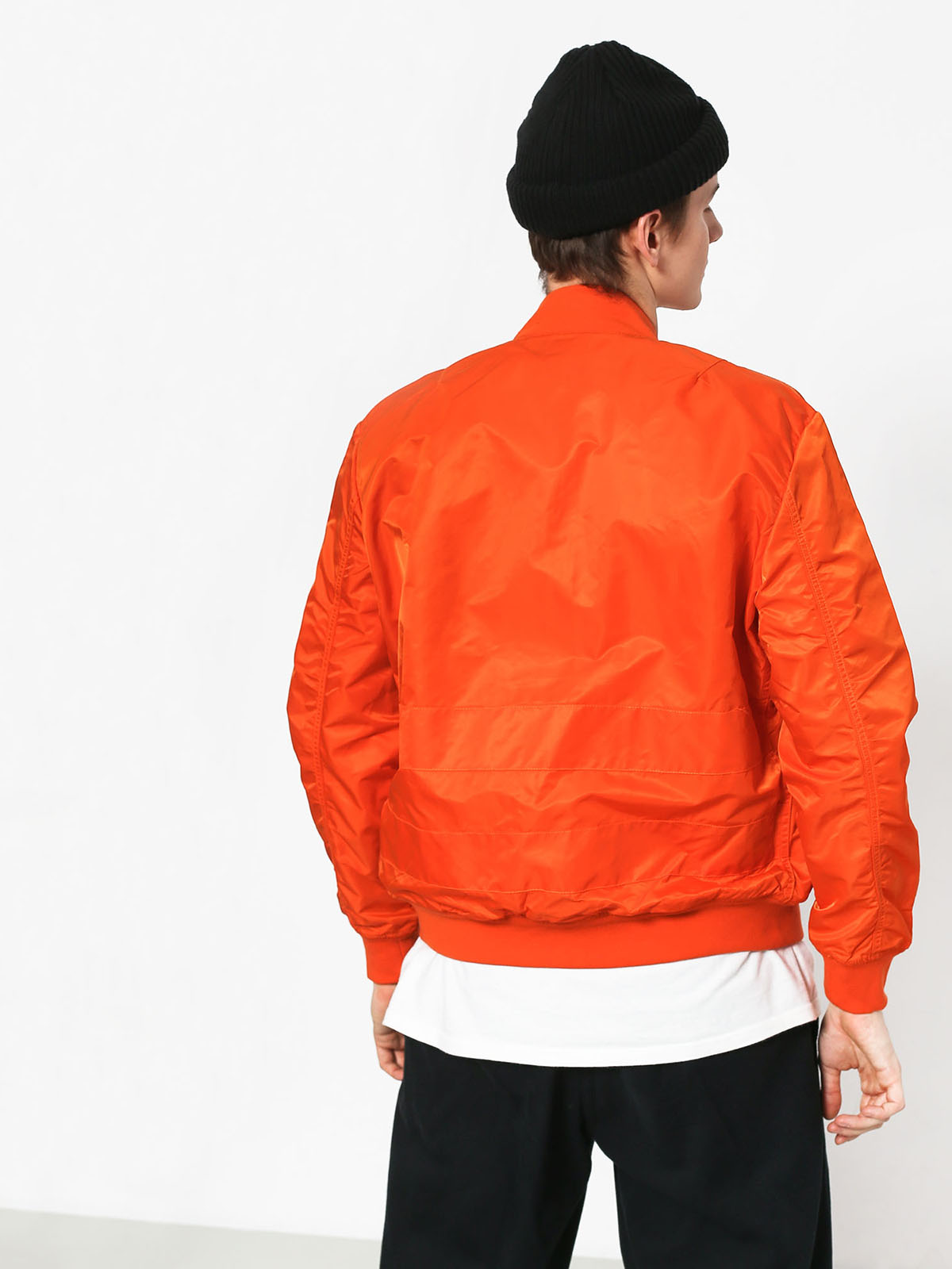 Diamond Supply Co. Panelled Bomber Jacket (orange)
