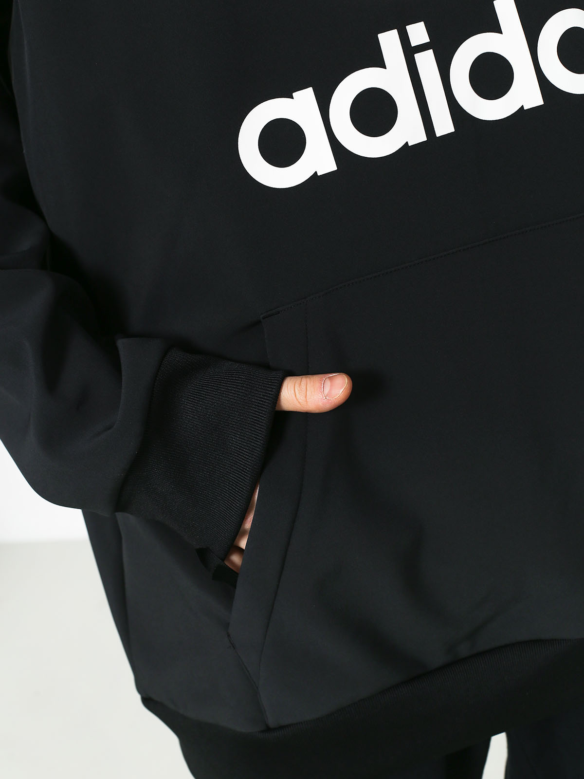 adidas Team Tech HD Hoodie (black/white)