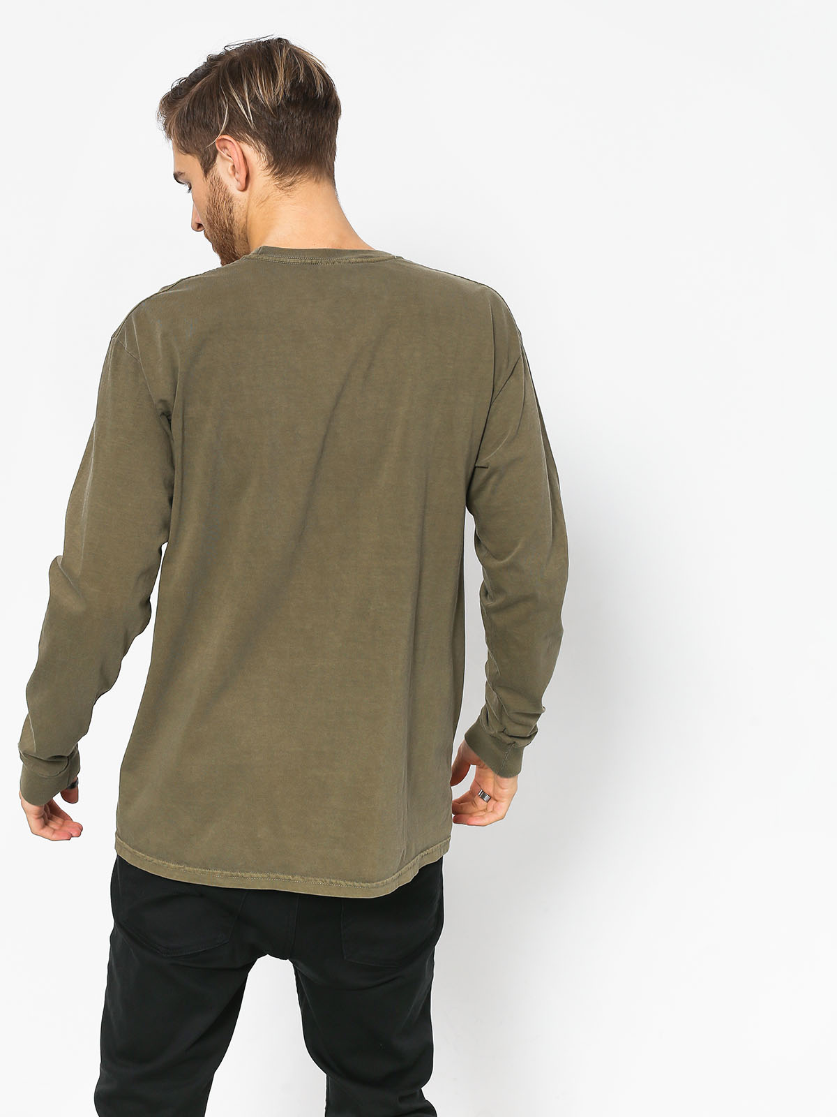 Stussy Stock Pig Dyed Longsleeve (army)