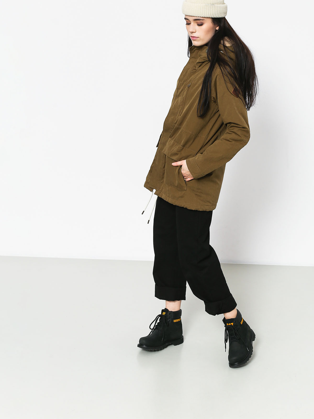 Burton Jacket Albury Parka Wmn (hickory)