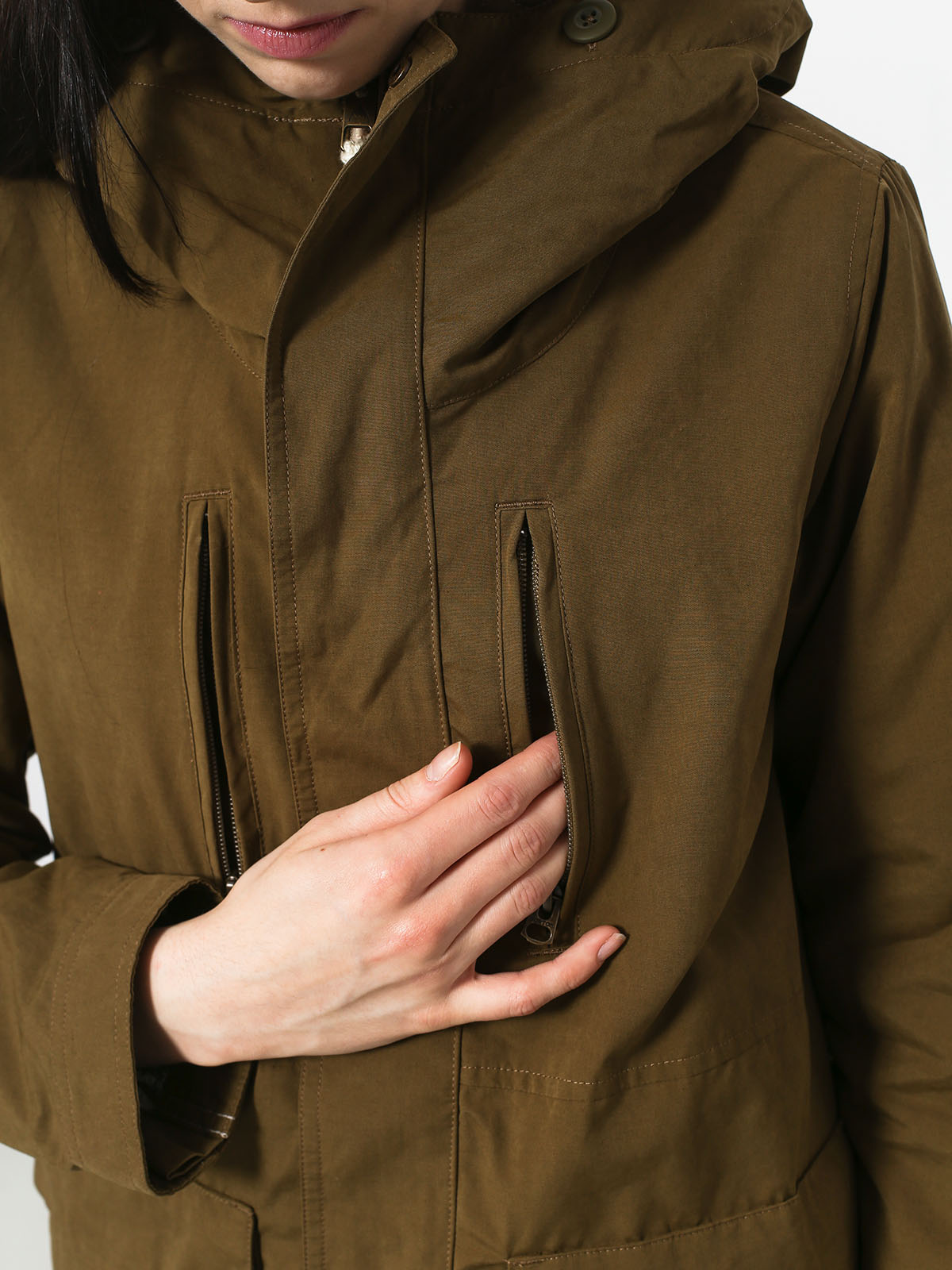 Burton Jacket Albury Parka Wmn (hickory)