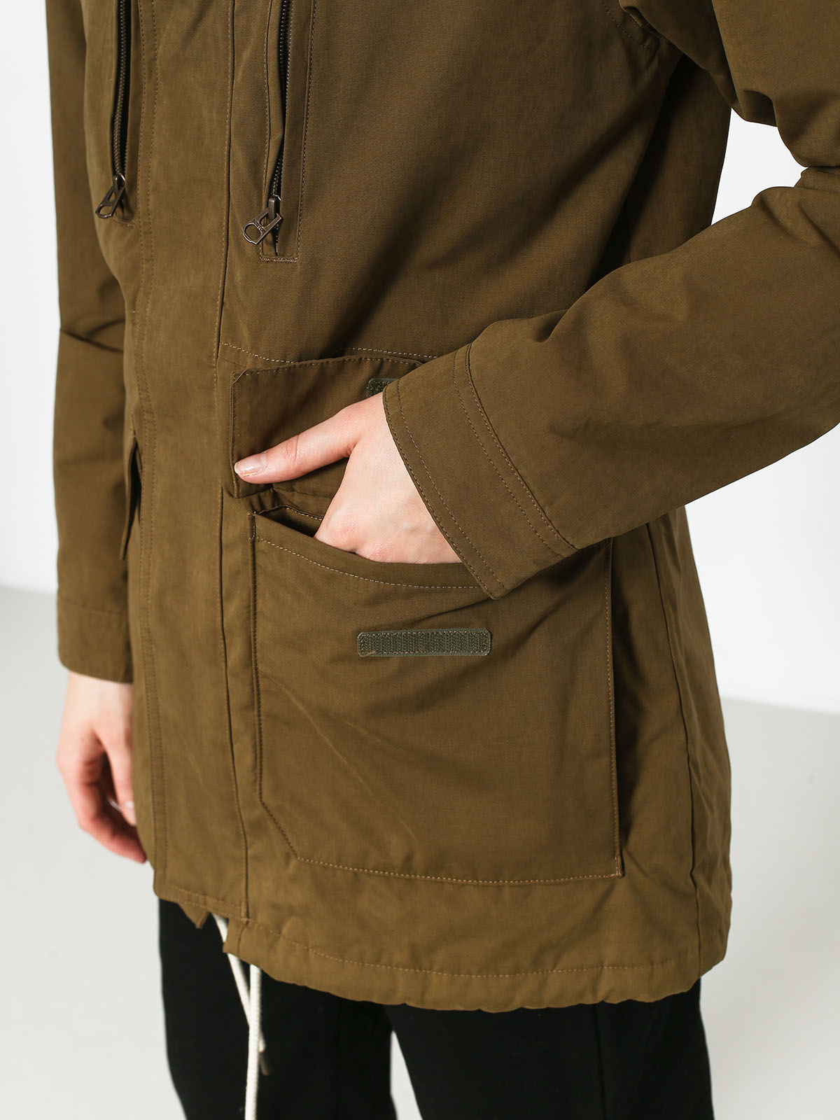 Burton Jacket Albury Parka Wmn (hickory)