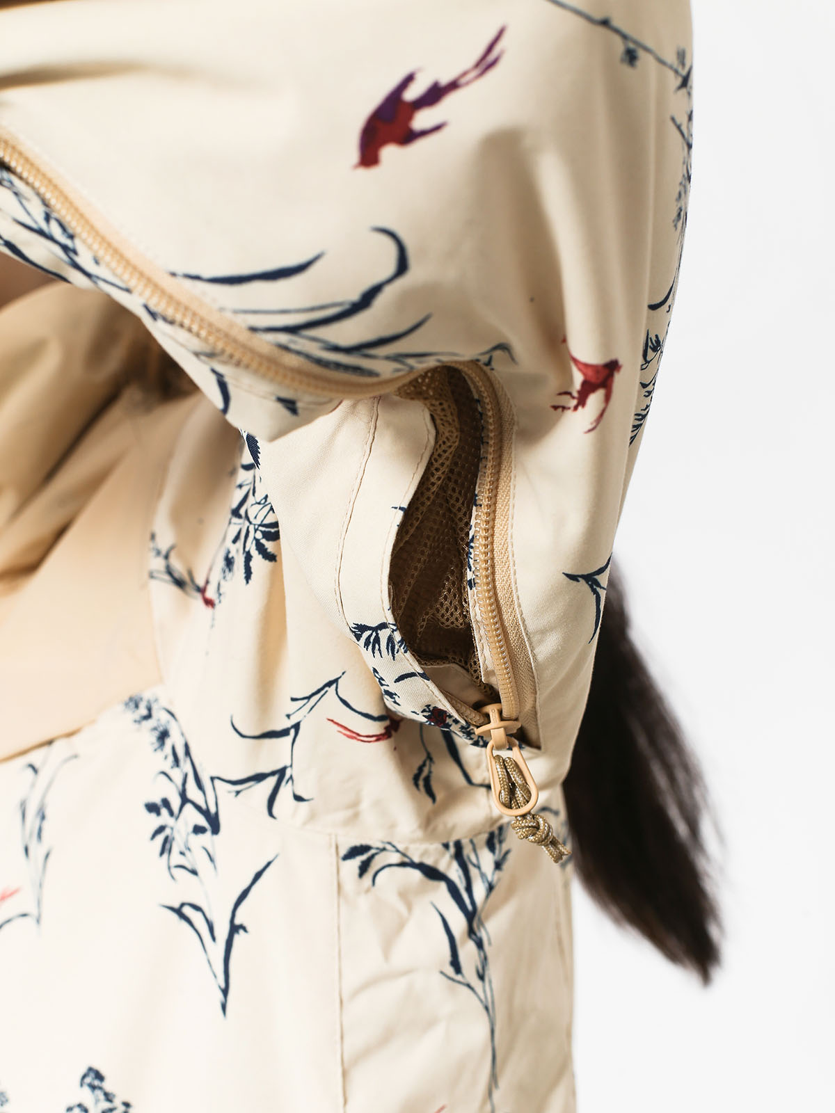 Womens Burton Snowboard jacket Lelah (cnvsbd/pebble)