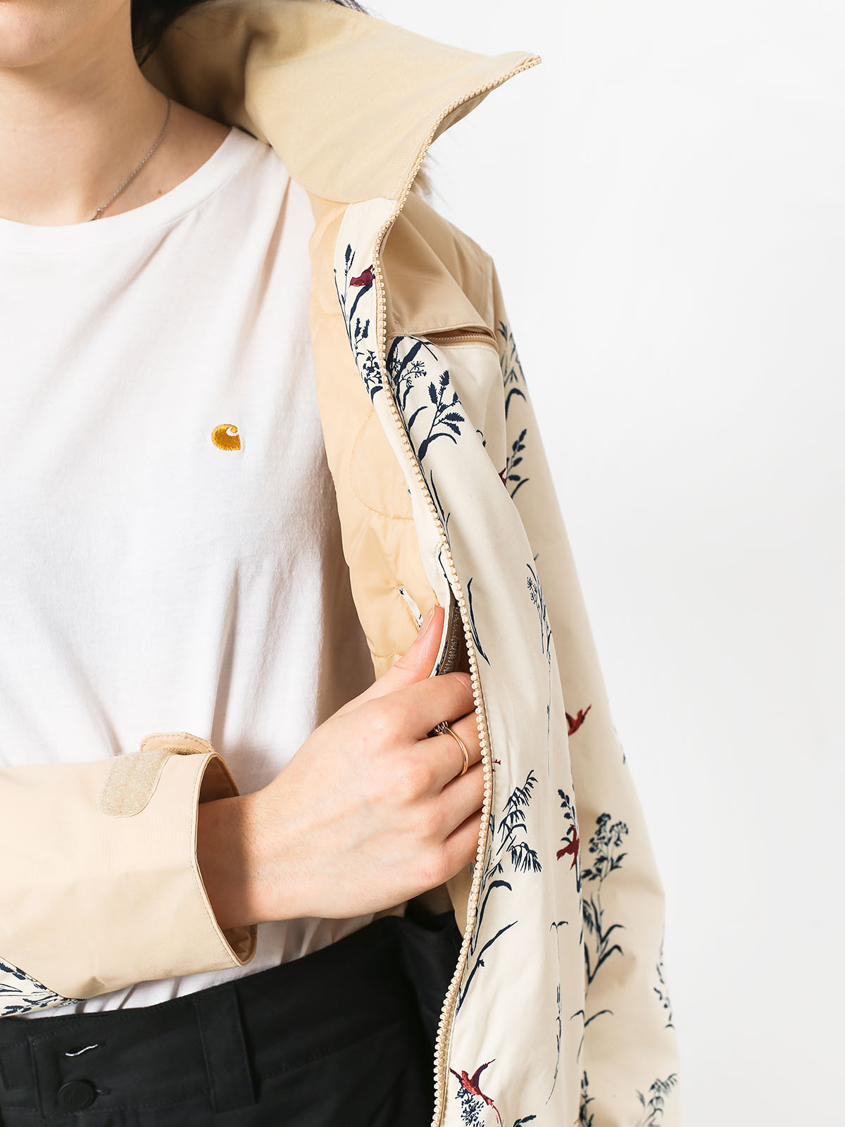 Womens Burton Snowboard jacket Lelah (cnvsbd/pebble)