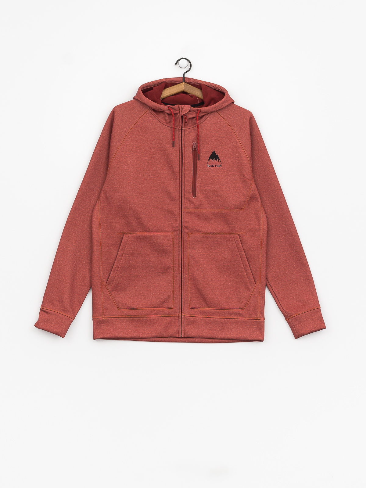 Mens Burton Crown Bndd ZHD Active sweatshirt (sparrow heather)