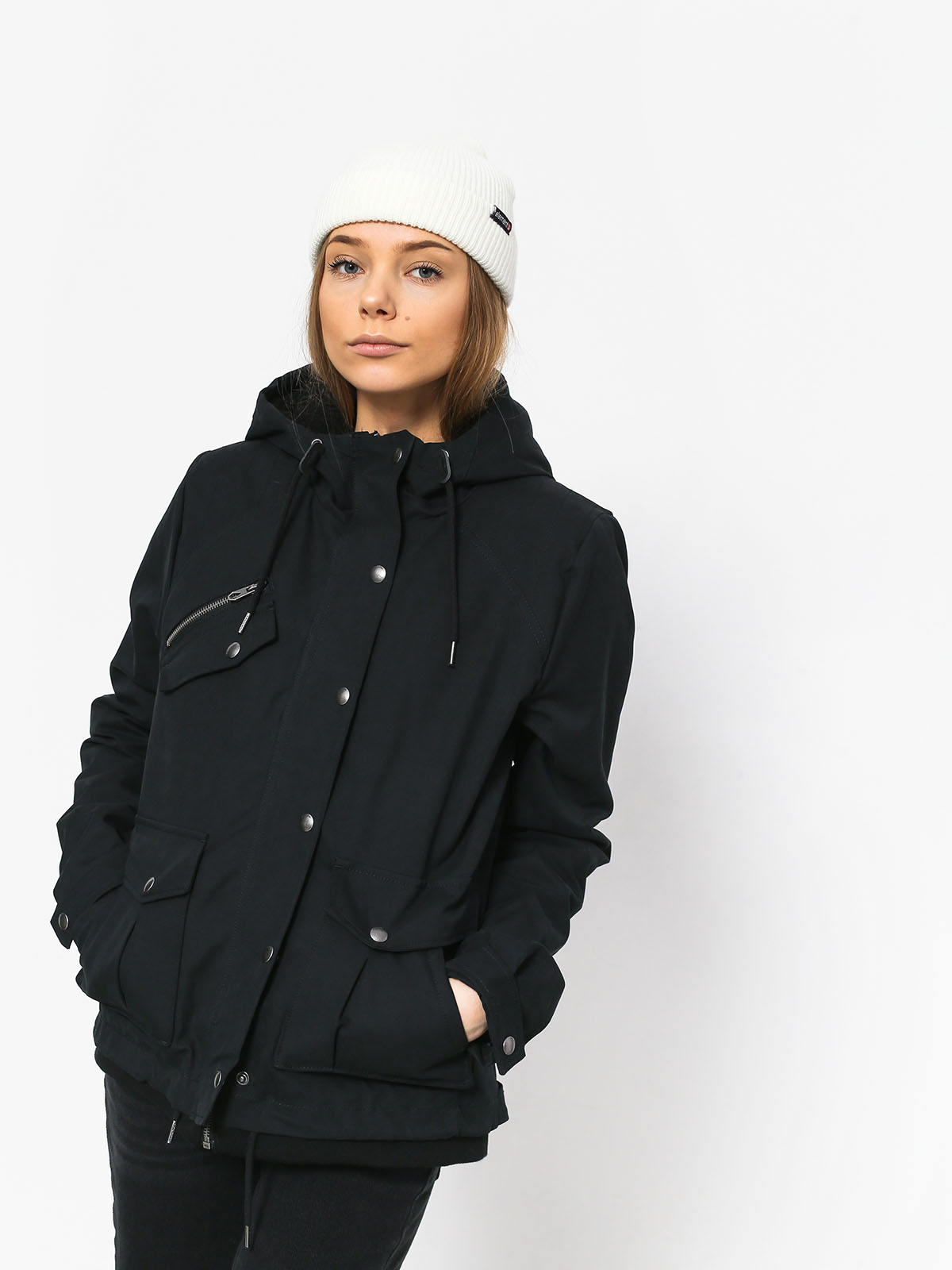 Volcom Walk On By Short Jacket Wmn (blk)