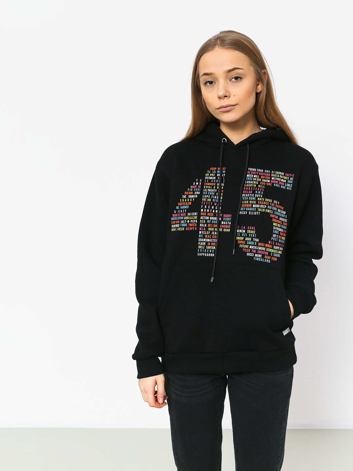 Diamante Wear Hip Hop 45 Hoodie black