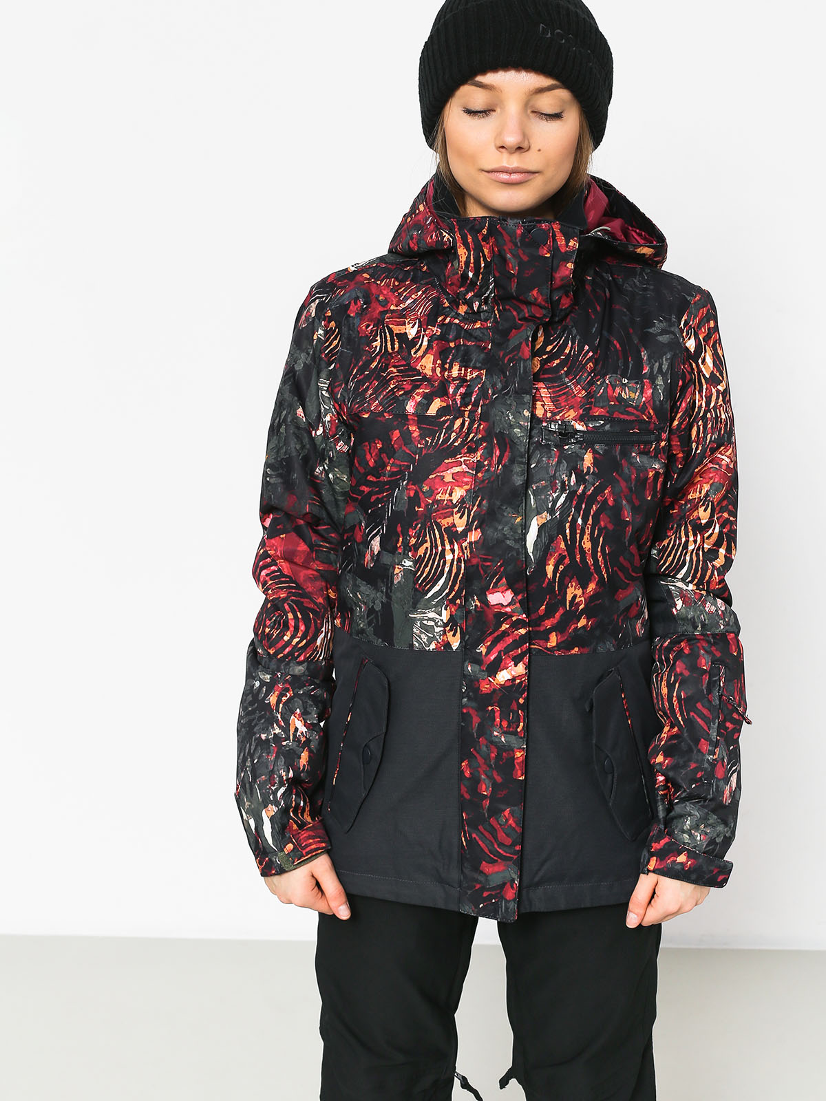 Damen Roxy Rx Jetty Block Snowboardjacke (zebratree)