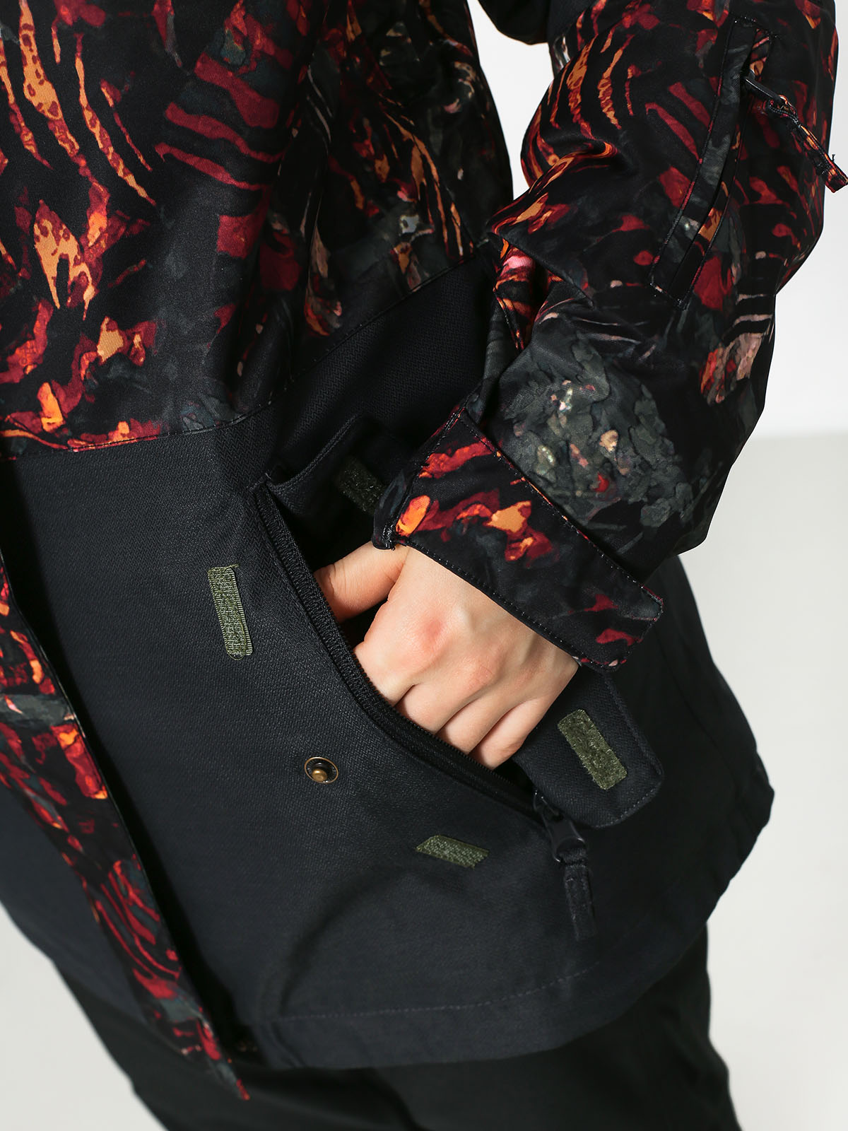 Damen Roxy Rx Jetty Block Snowboardjacke (zebratree)