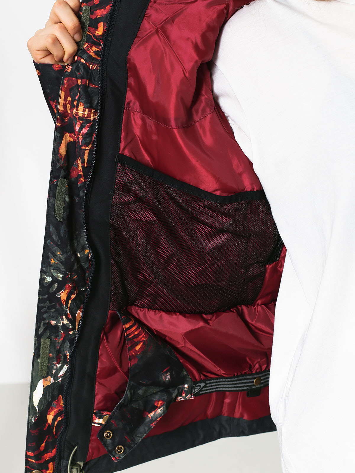 Damen Roxy Rx Jetty Block Snowboardjacke (zebratree)