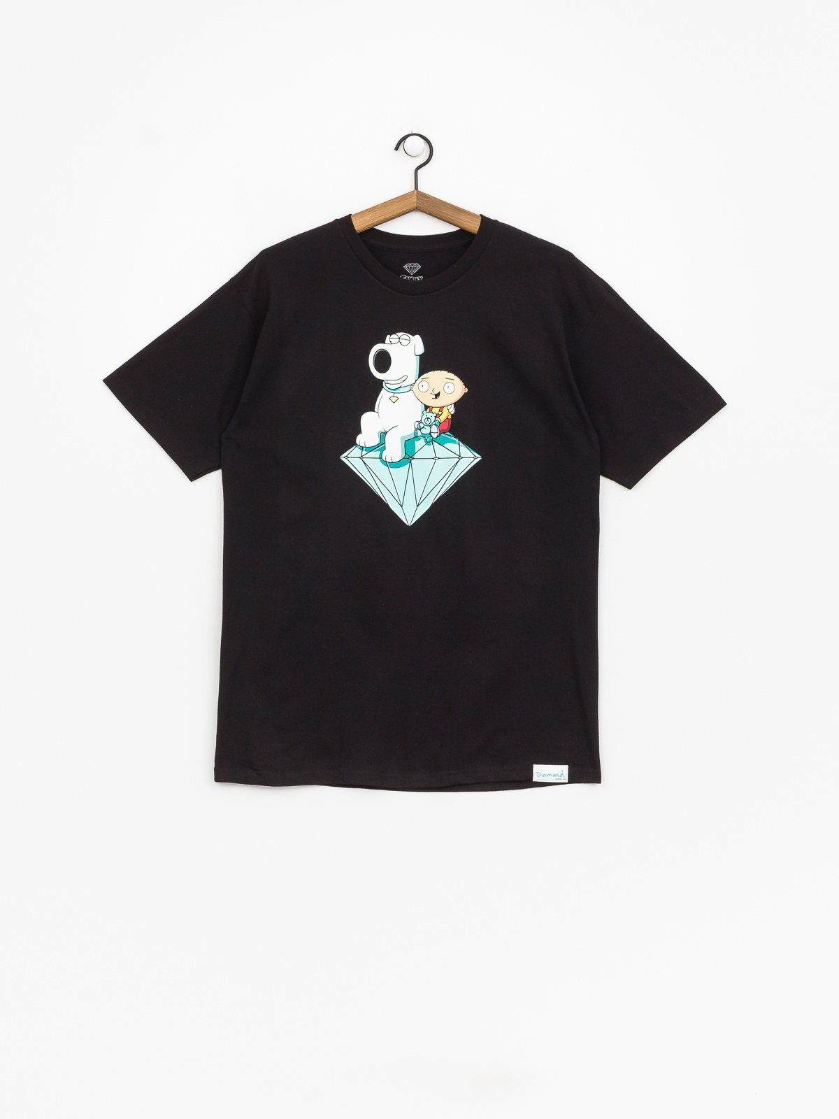 Diamond Supply Co. Stewie And Brian Brilliant T-shirt (black)