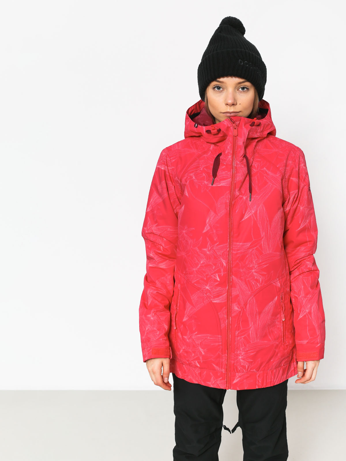 Womens Roxy Valley Hoodie Snowboard jacket (washed floral)