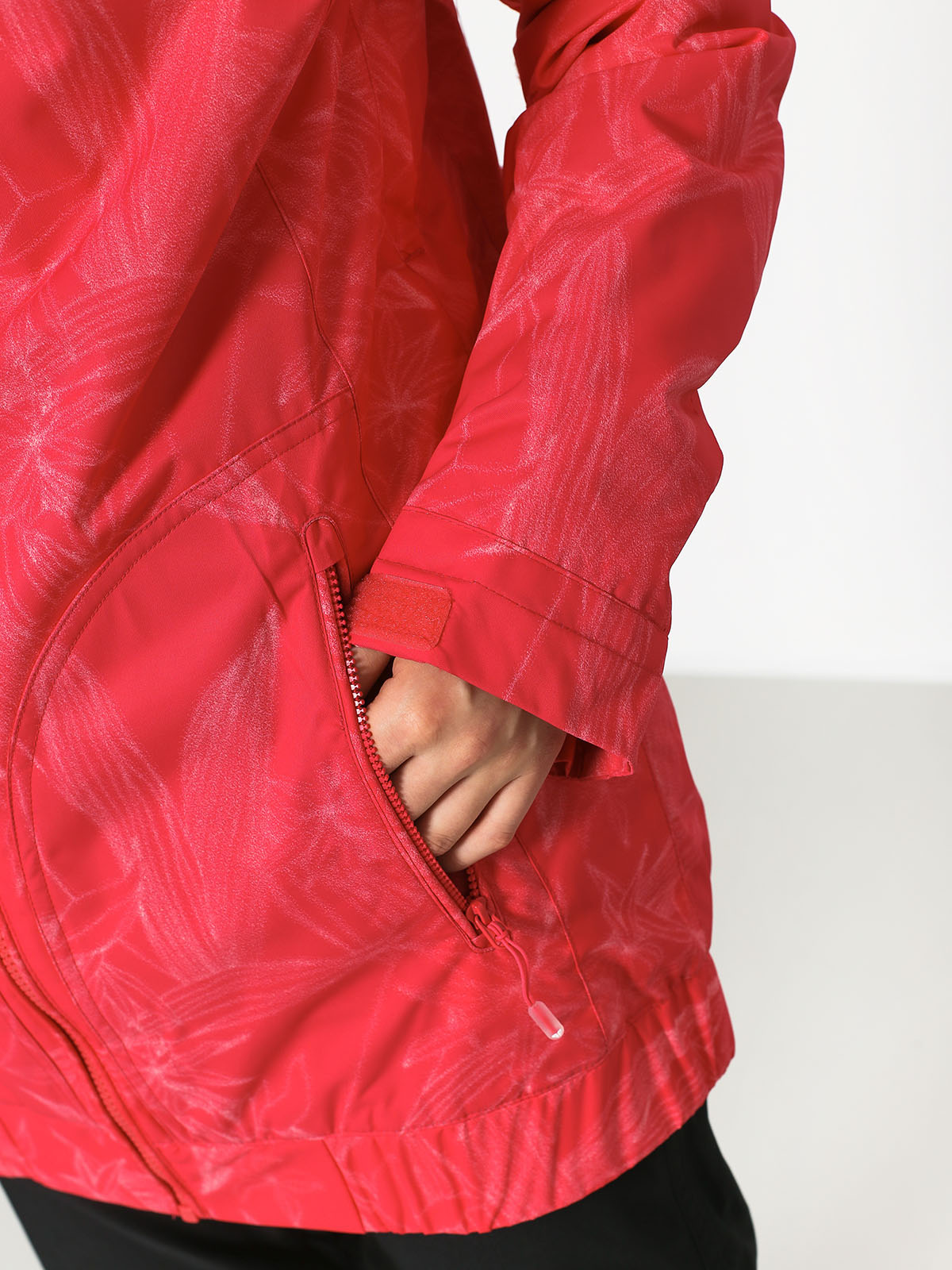 Womens Roxy Valley Hoodie Snowboard jacket (washed floral)