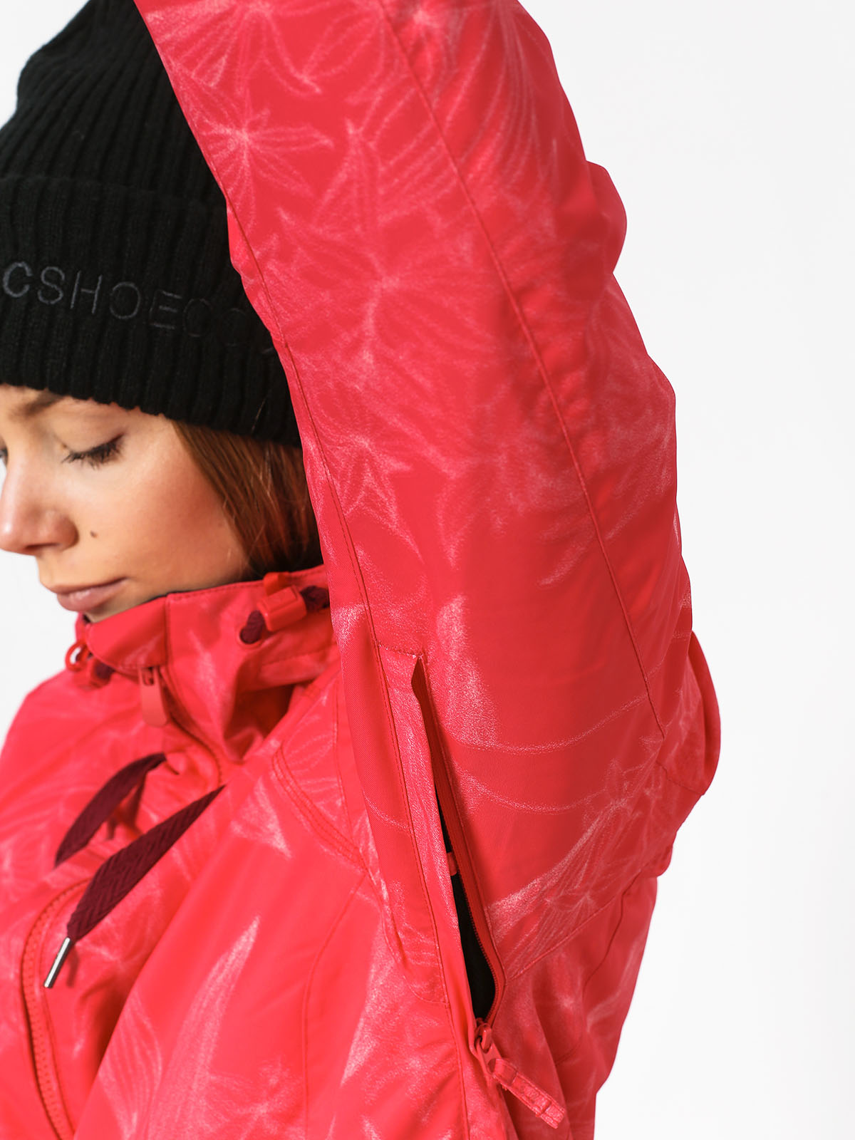 Womens Roxy Valley Hoodie Snowboard jacket (washed floral)