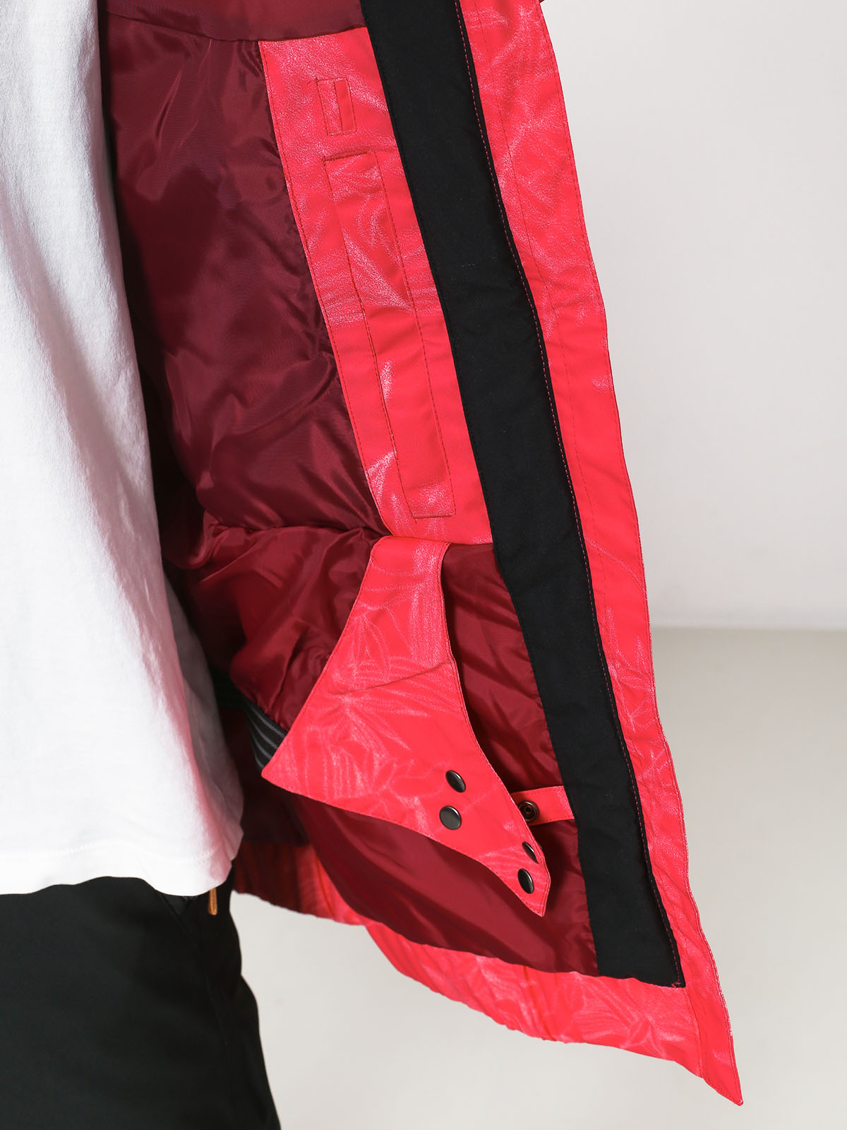 Womens Roxy Valley Hoodie Snowboard jacket (washed floral)