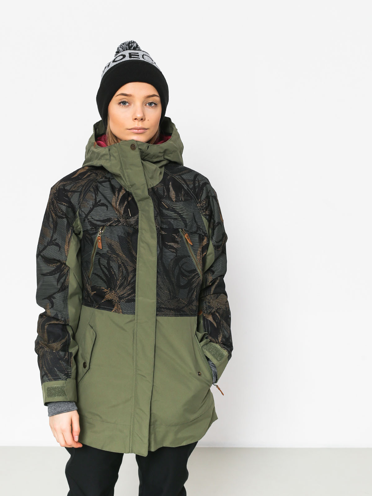 Womens Roxy Tribe Snowboard jacket (swell flowers)