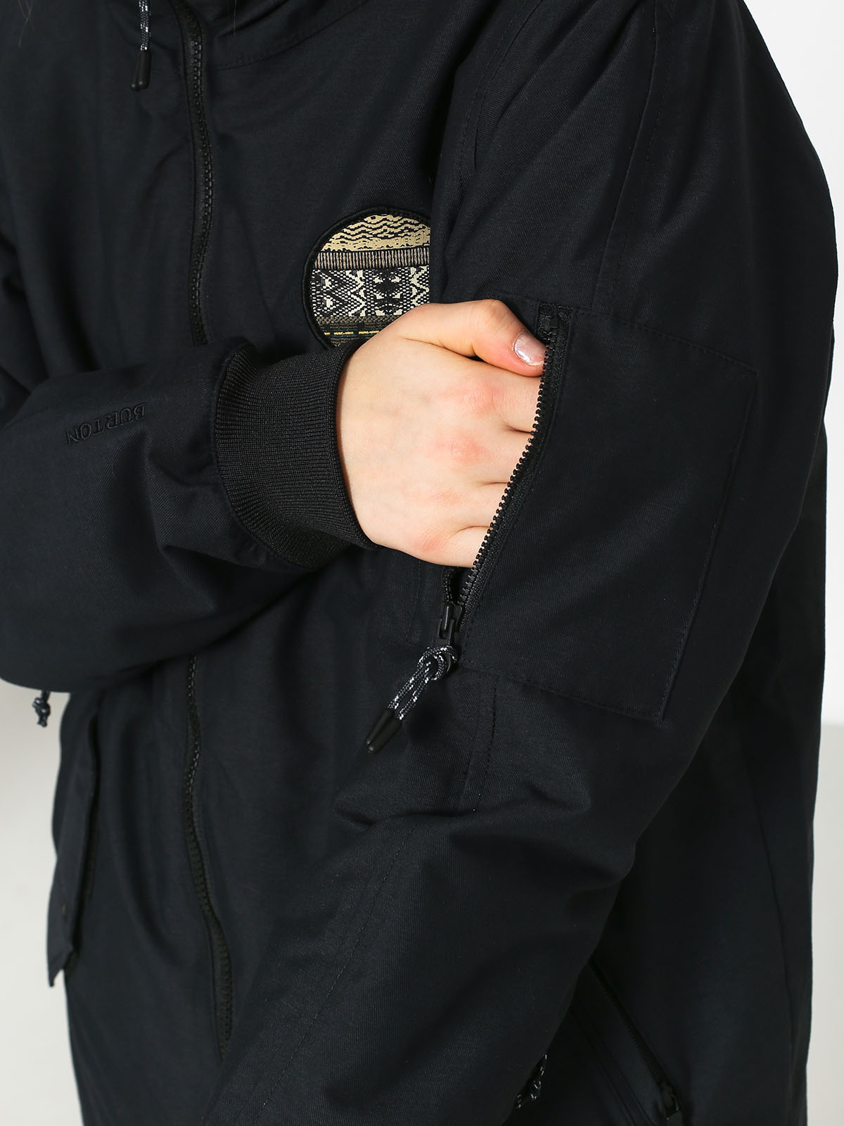 Womens Burton Mossy Maze Snowboard jacket (true black)