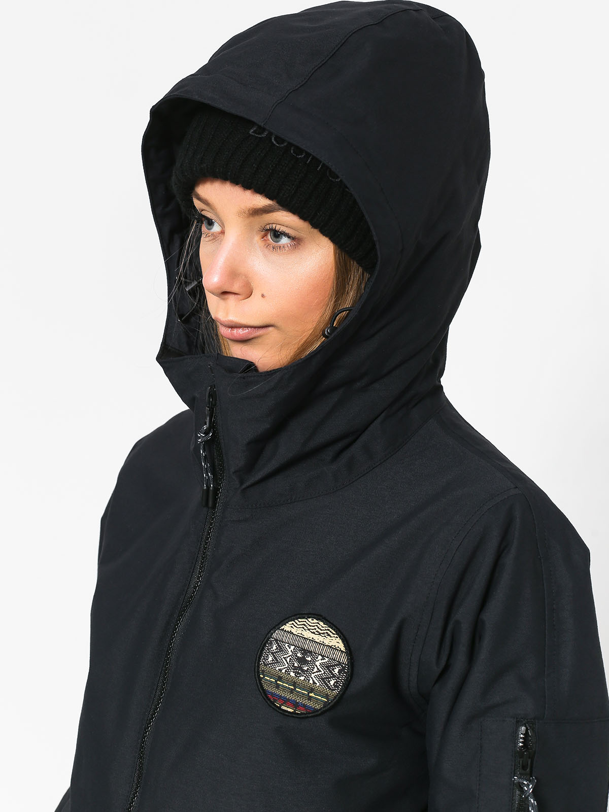 Womens Burton Mossy Maze Snowboard jacket (true black)