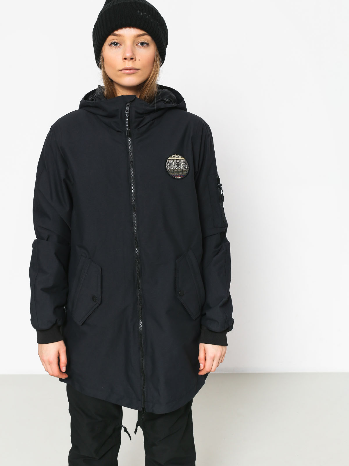 Womens Burton Mossy Maze Snowboard jacket (true black)